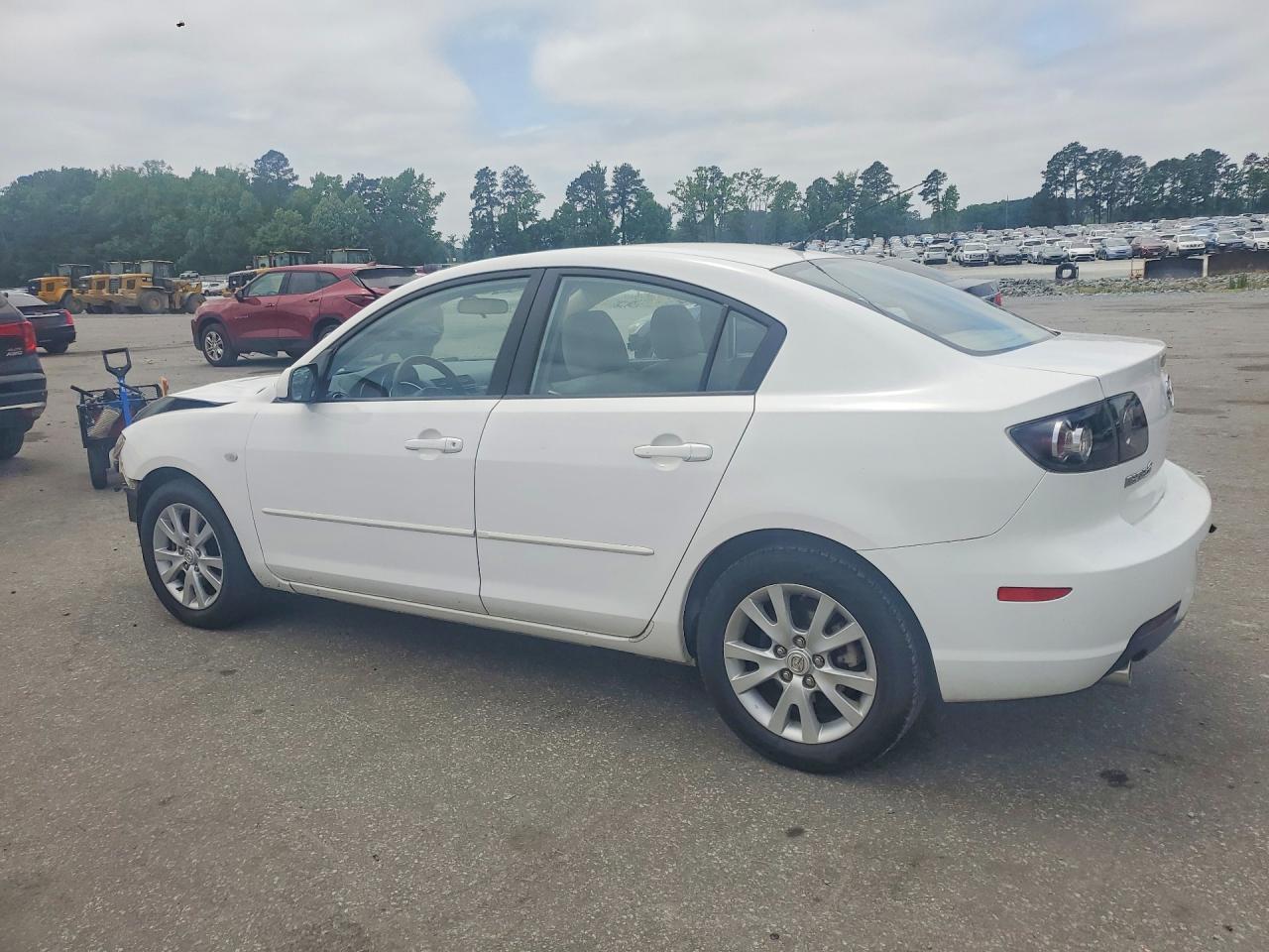2007 Mazda 3 I White vin: JM1BK32F171762294