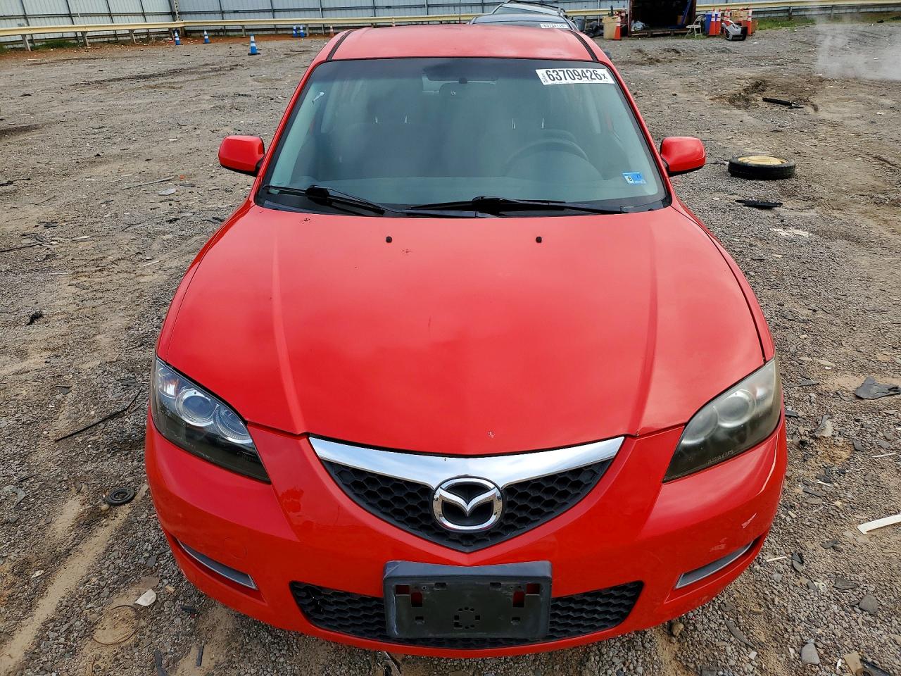 2008 Mazda 3 I Red vin: JM1BK32F181849288