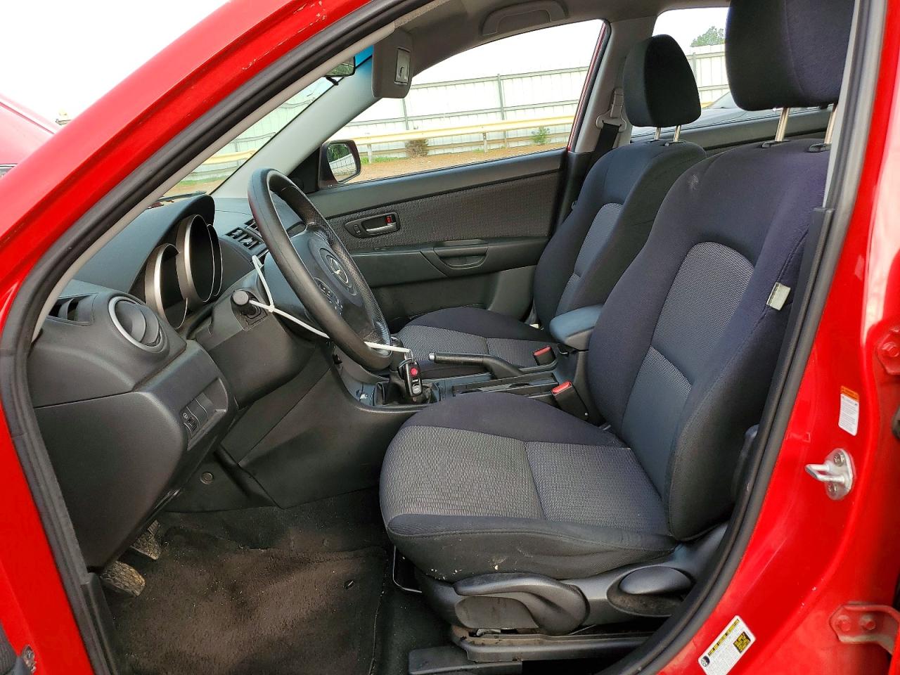 2008 Mazda 3 I Red vin: JM1BK32F181849288
