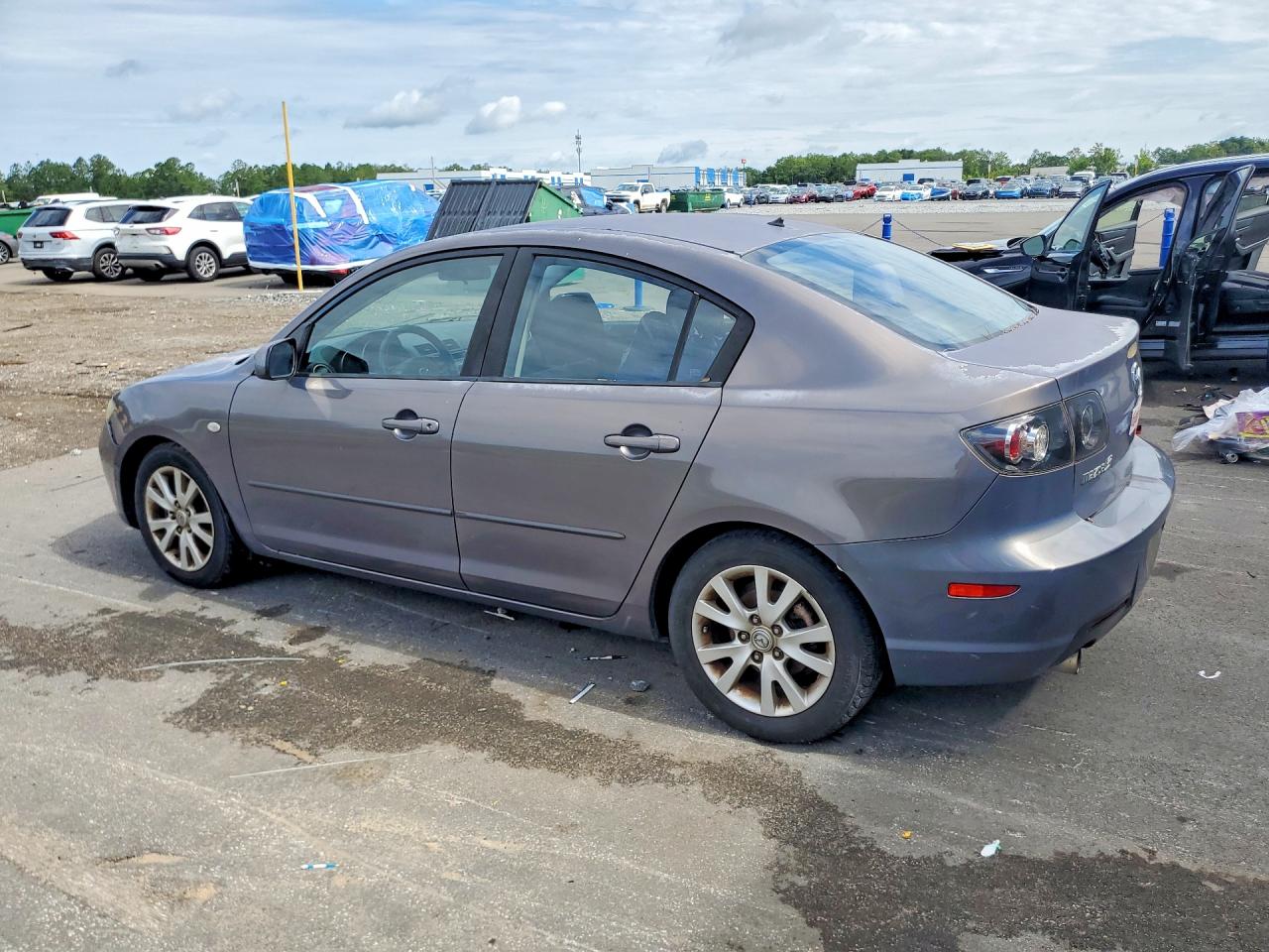 2008 Mazda 3 I Gray vin: JM1BK32F181862669