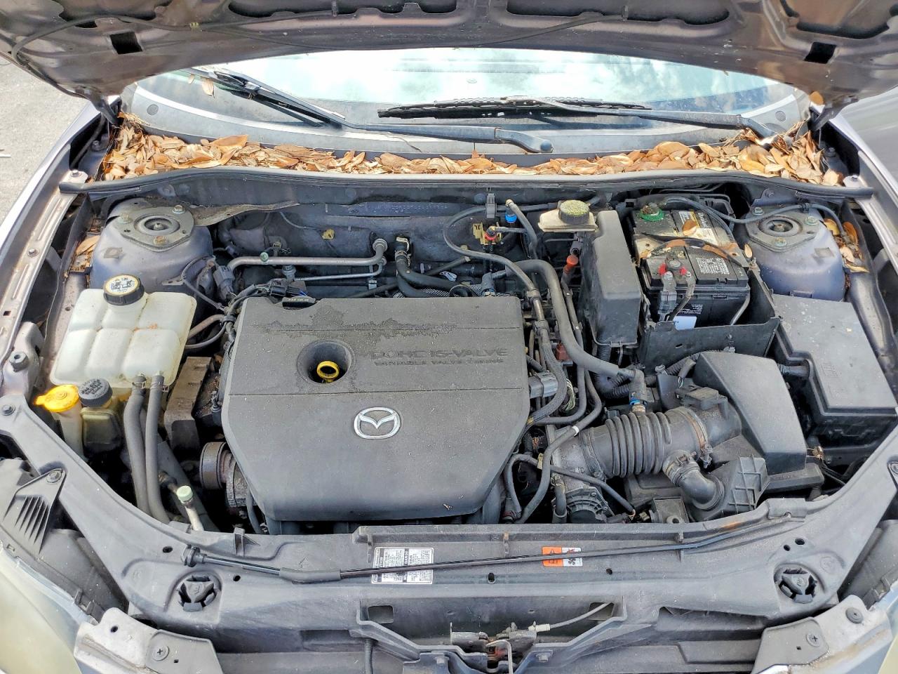 2008 Mazda 3 I Gray vin: JM1BK32F181862669