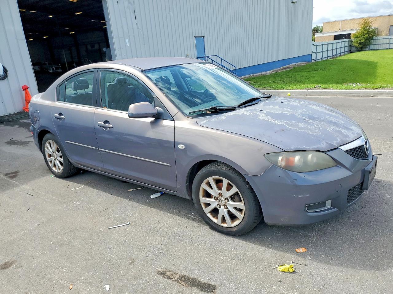 2008 Mazda 3 I Gray vin: JM1BK32F181862669