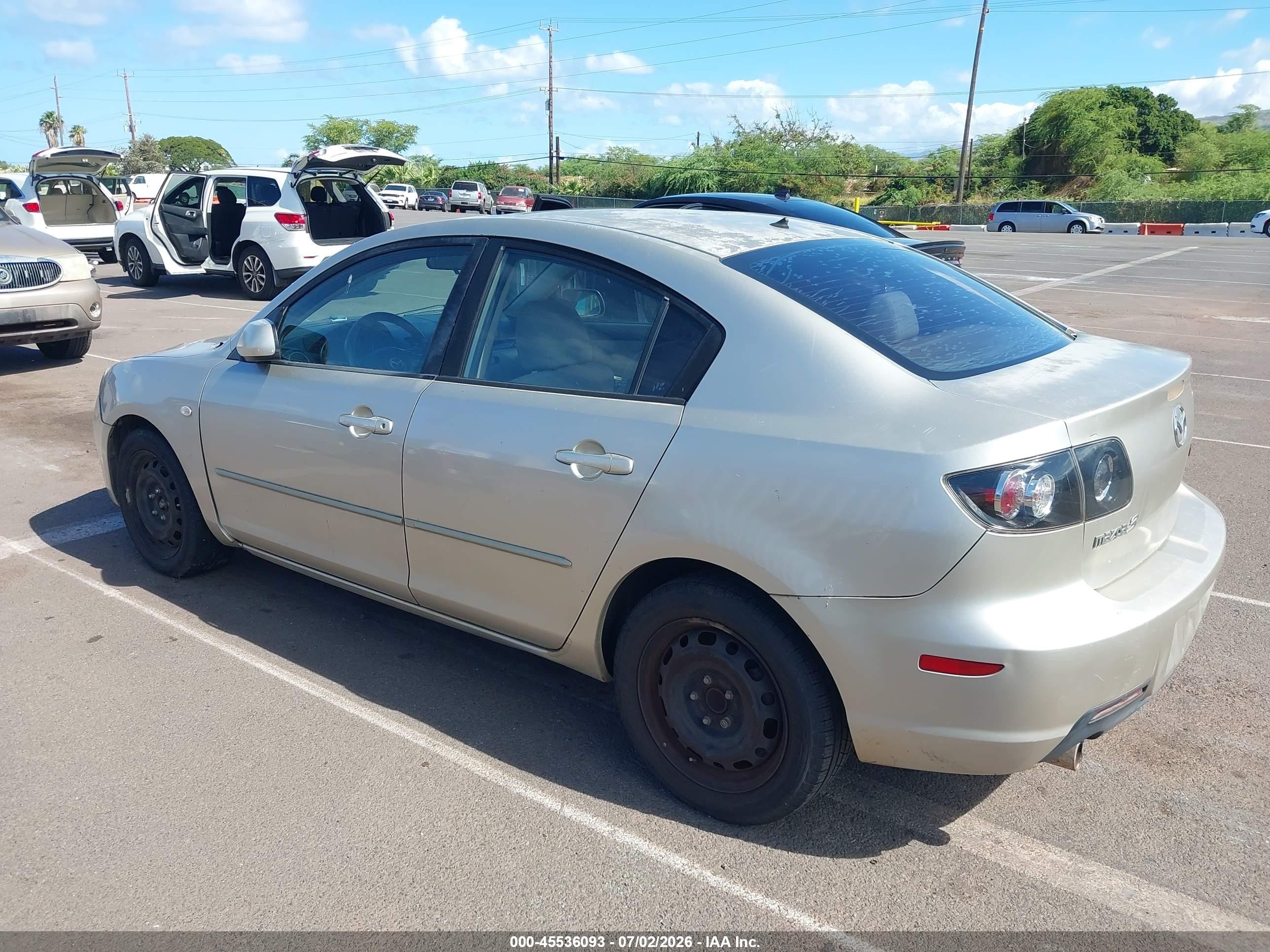 2007 Mazda Mazda3 I Silver vin: JM1BK32F271770811