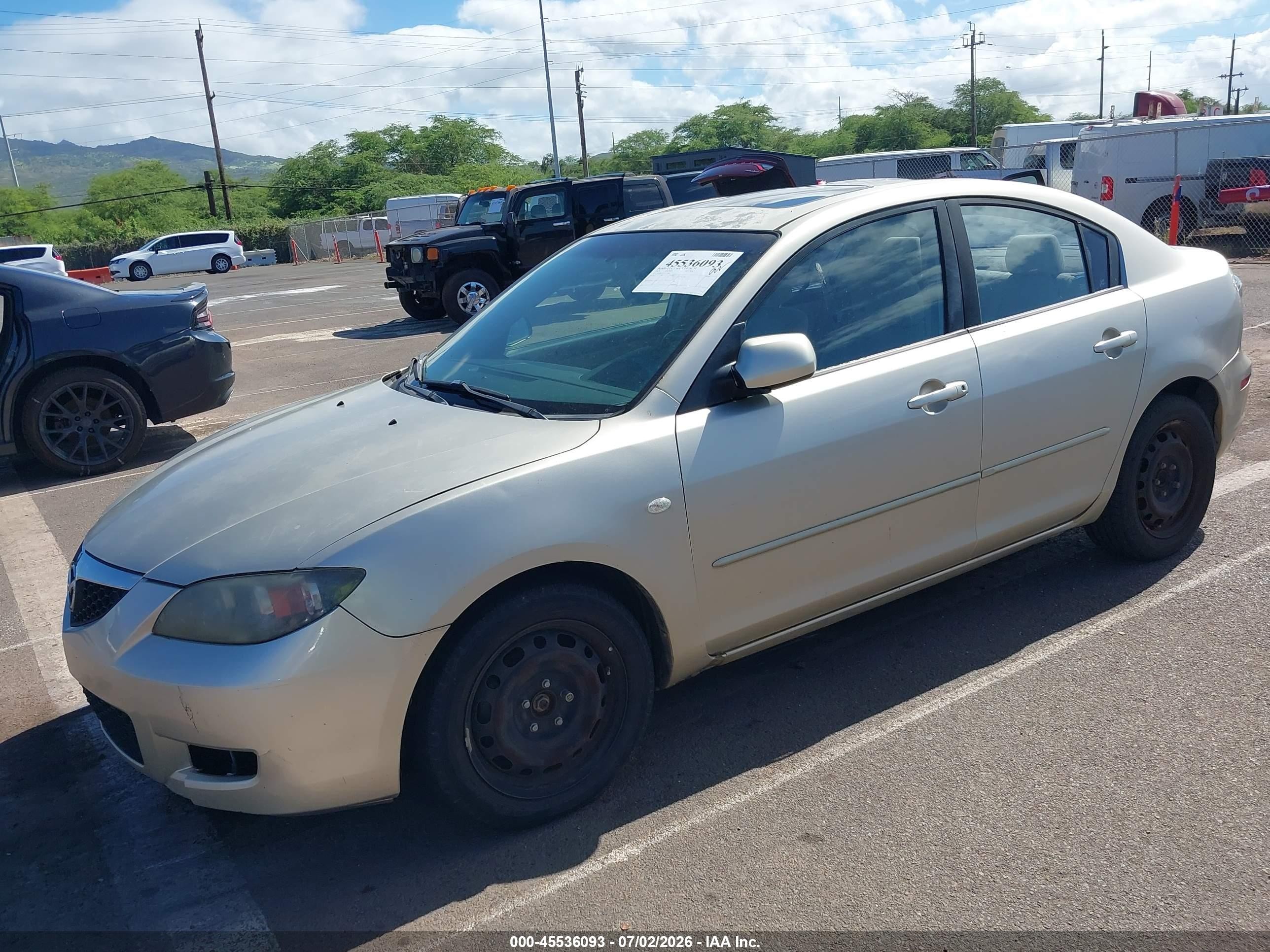 2007 Mazda Mazda3 I Silver vin: JM1BK32F271770811
