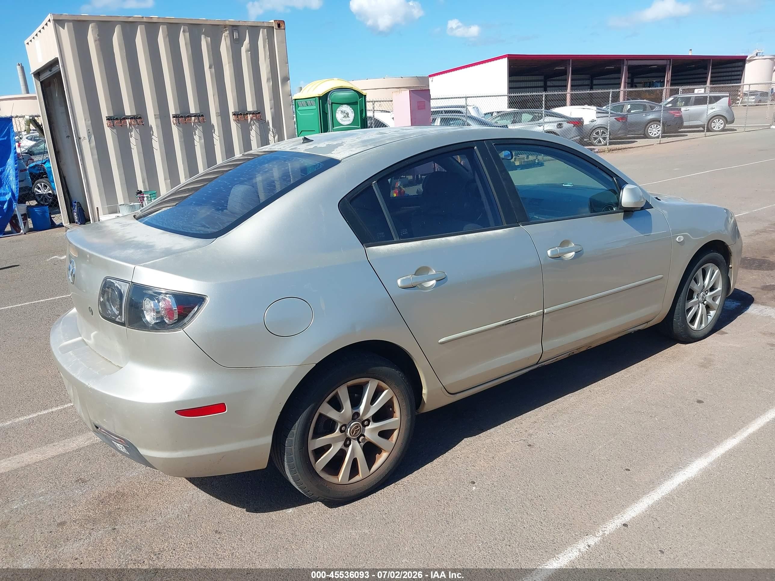 2007 Mazda Mazda3 I Silver vin: JM1BK32F271770811