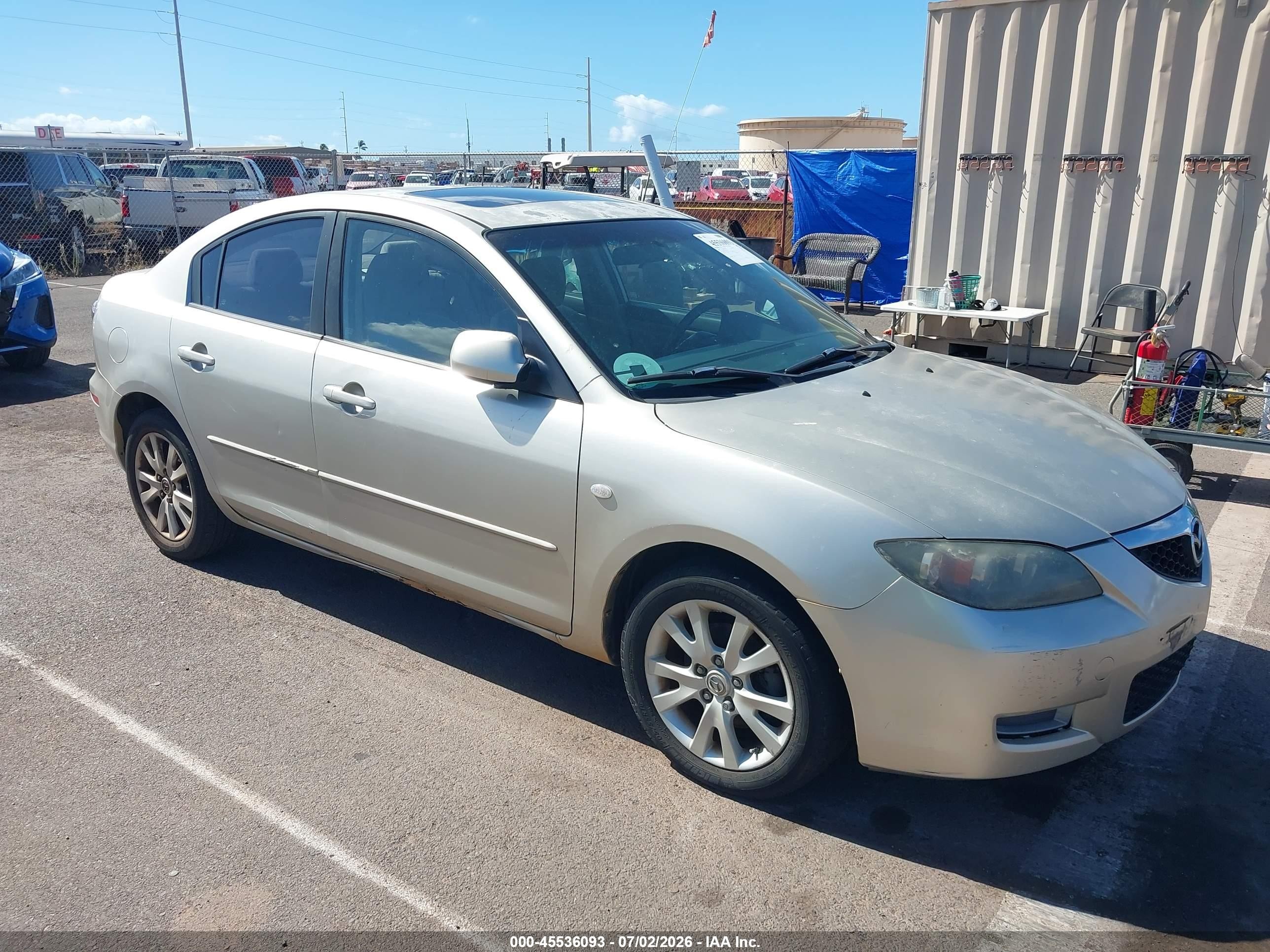 2007 Mazda Mazda3 I Silver vin: JM1BK32F271770811
