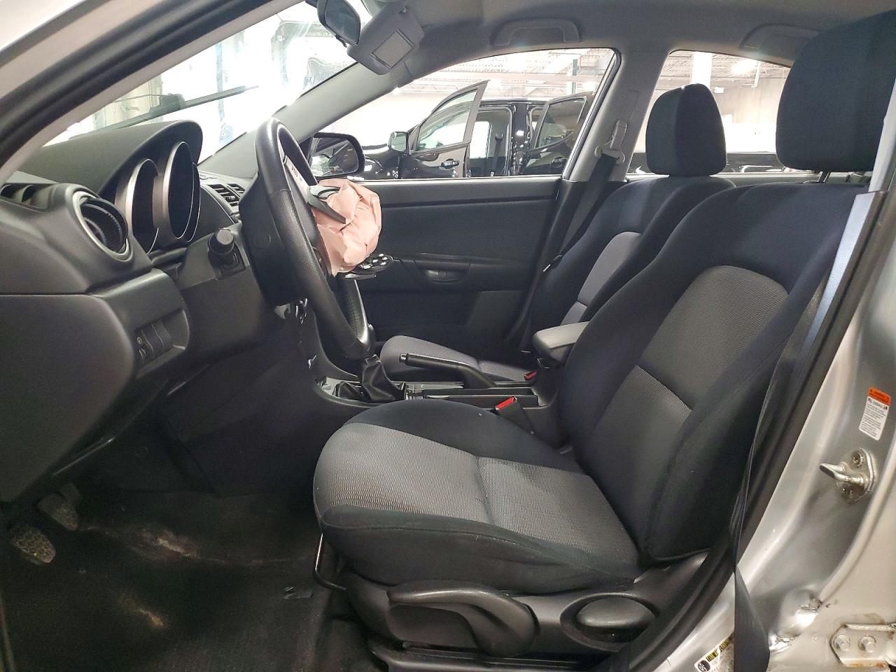 2008 Mazda 3 I Silver vin: JM1BK32F281169013