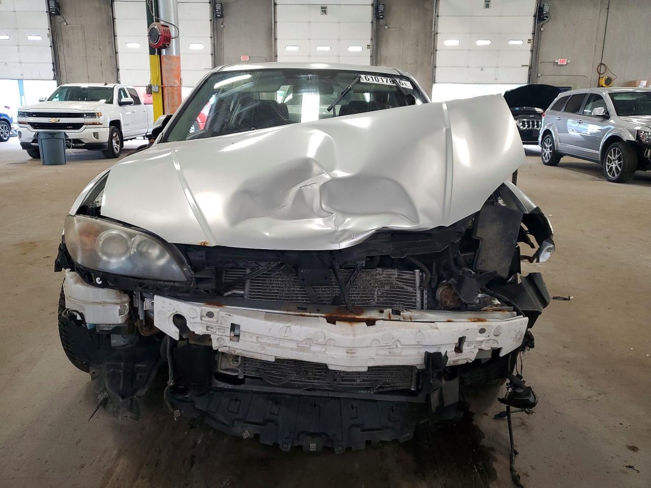2008 Mazda 3 I Silver vin: JM1BK32F281169013