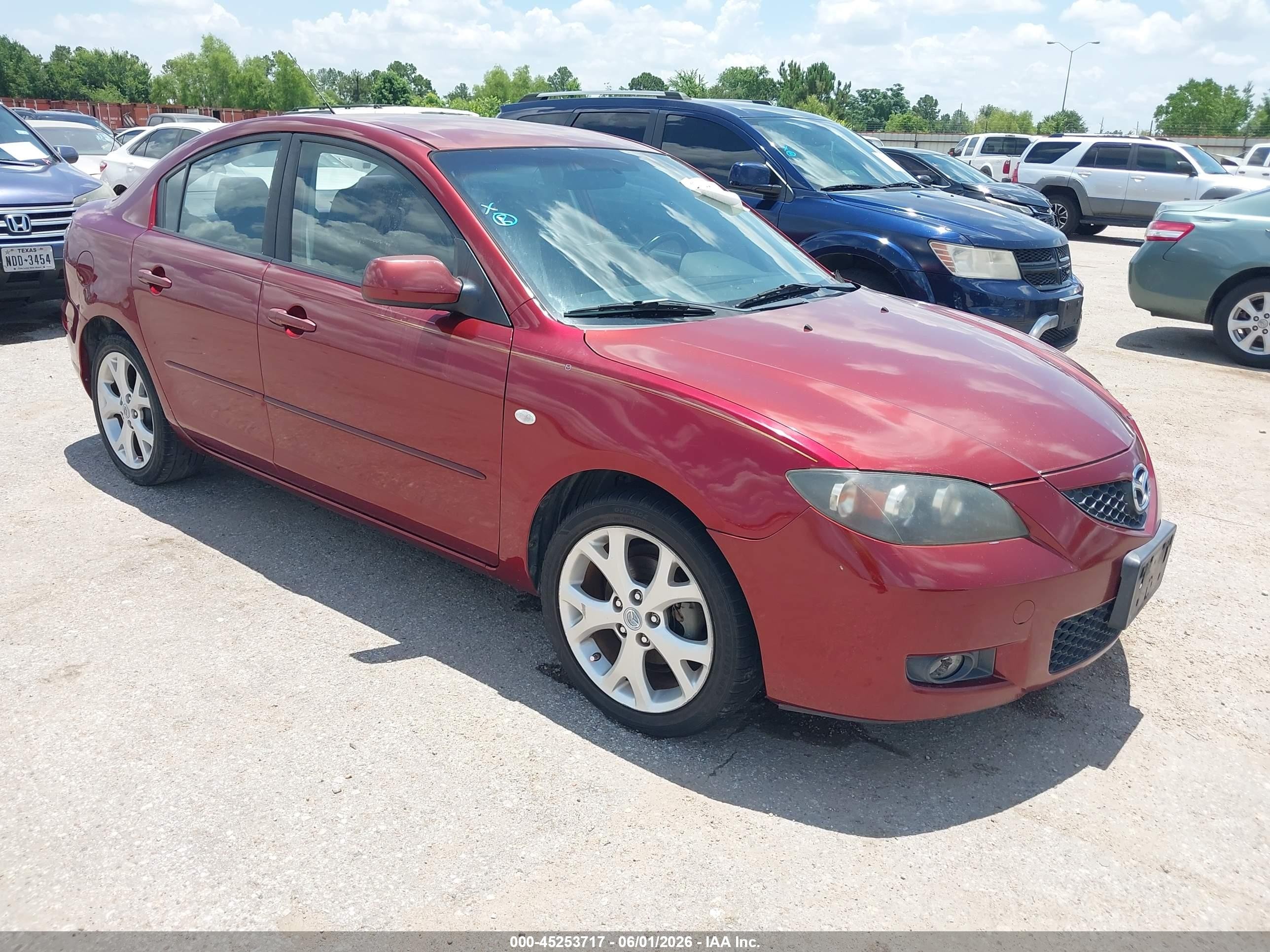 2009 Mazda Mazda3 I Red vin: JM1BK32F291189294