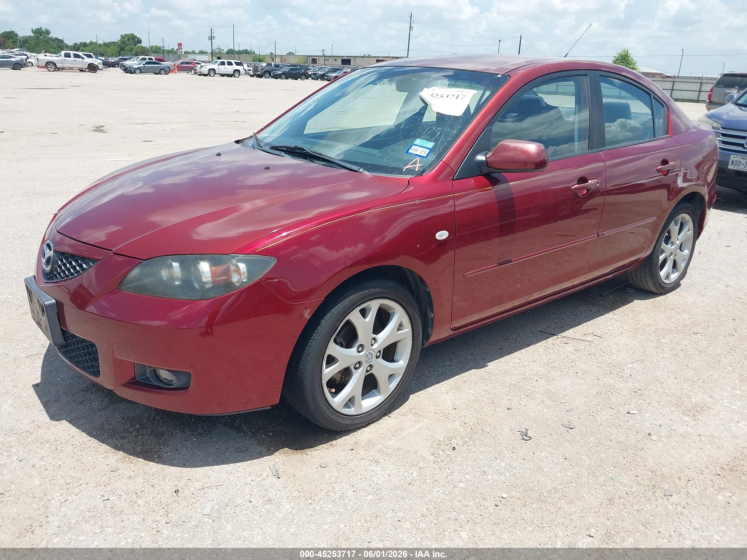 2009 Mazda Mazda3 I Red vin: JM1BK32F291189294