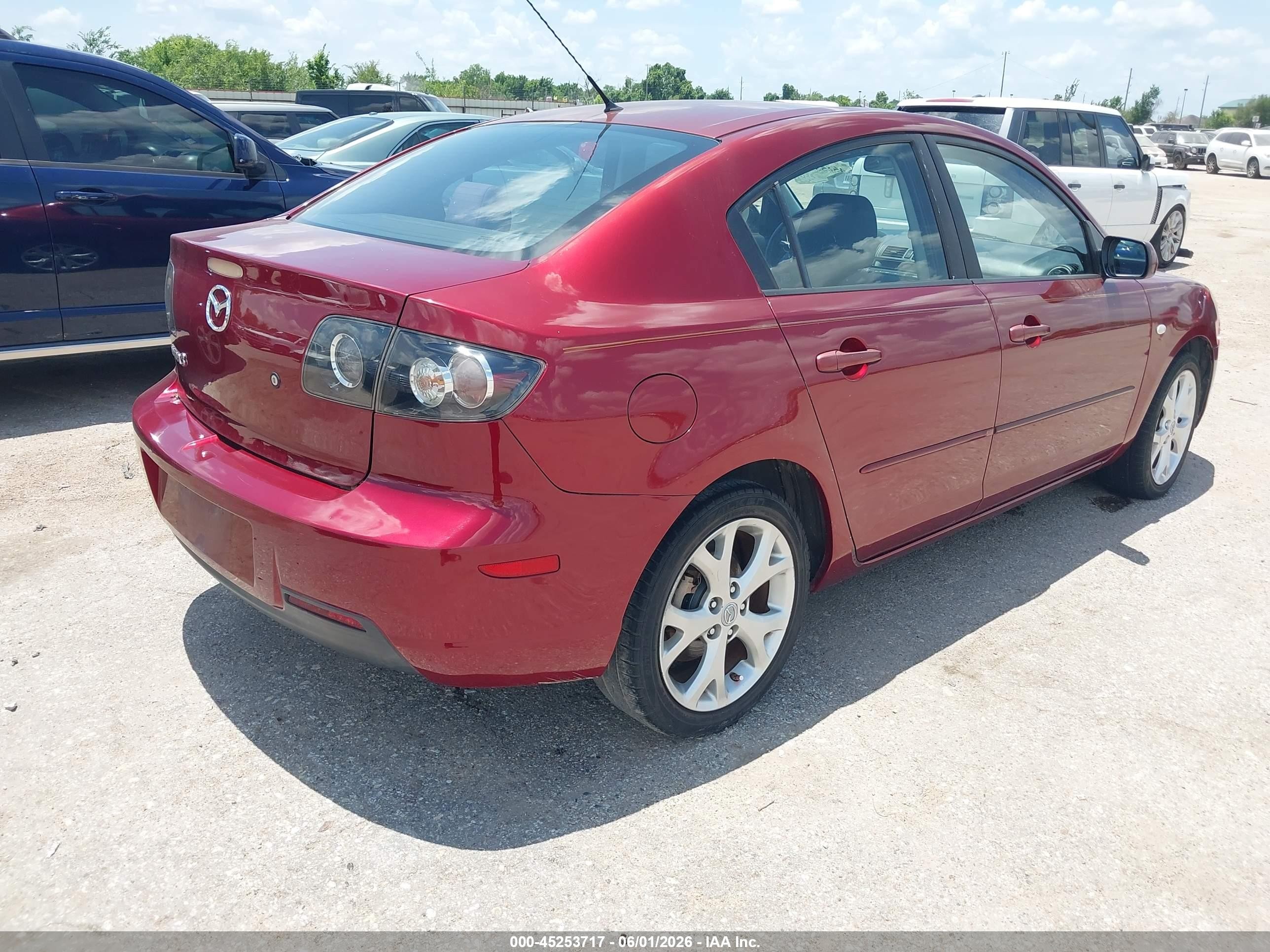 2009 Mazda Mazda3 I Red vin: JM1BK32F291189294