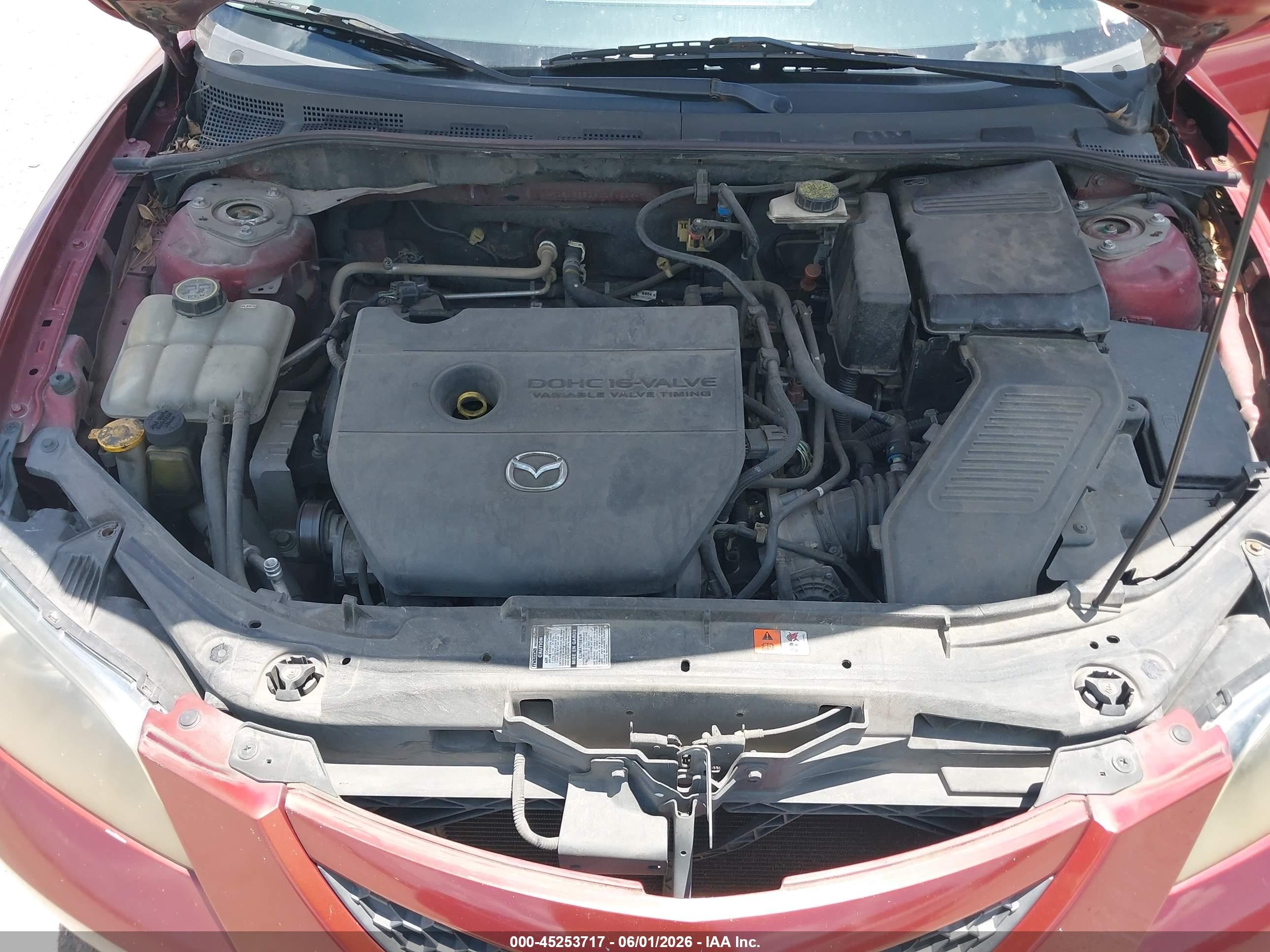 2009 Mazda Mazda3 I Red vin: JM1BK32F291189294