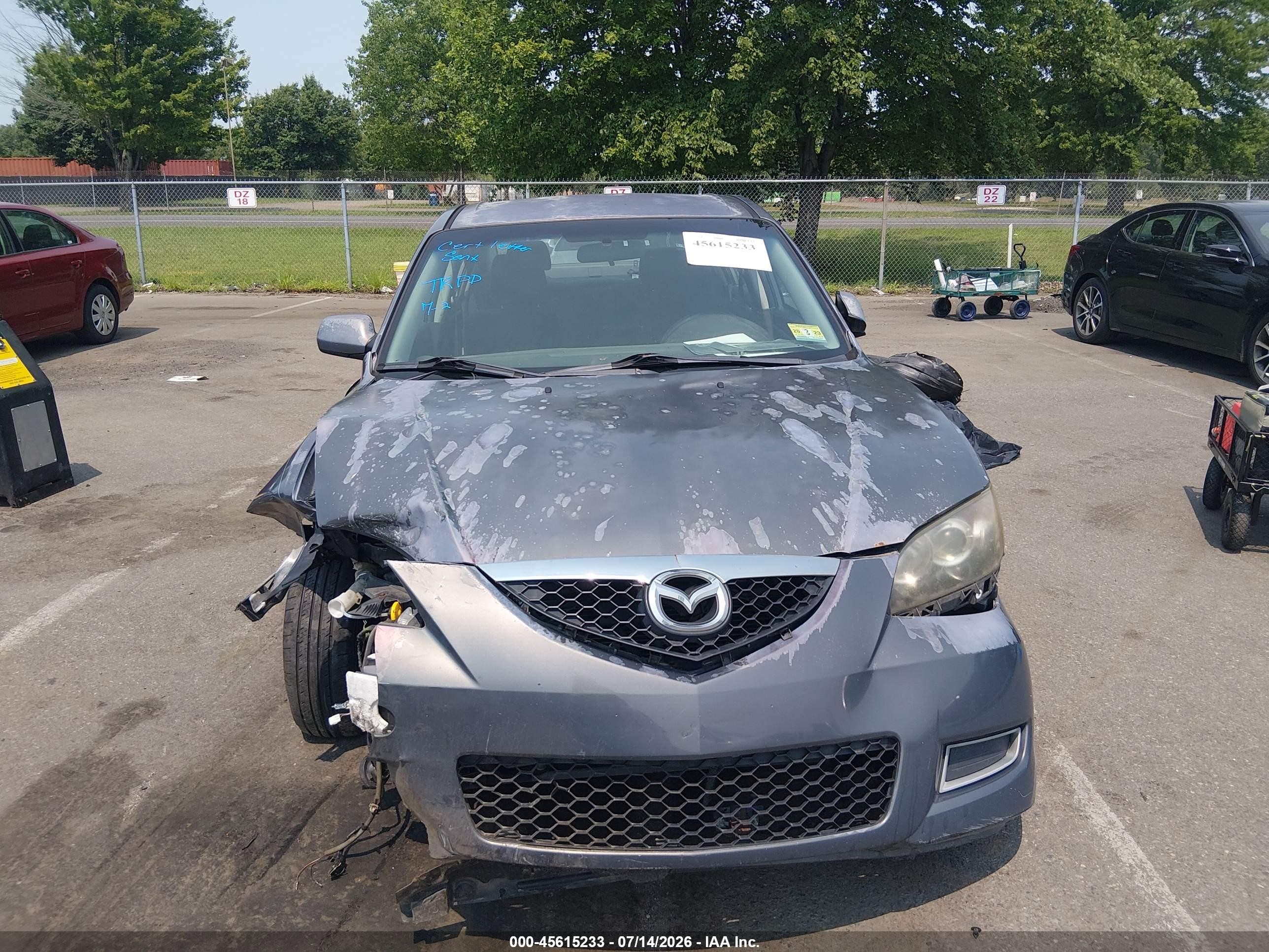 2009 Mazda Mazda3 I Sport Gray vin: JM1BK32F291200018