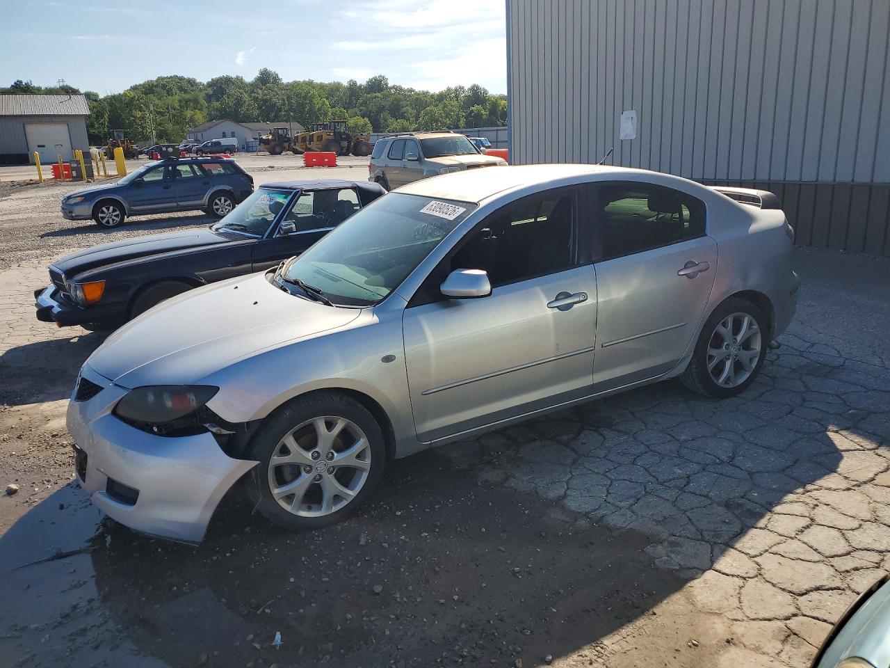 2009 Mazda 3 I Silver vin: JM1BK32F291243094