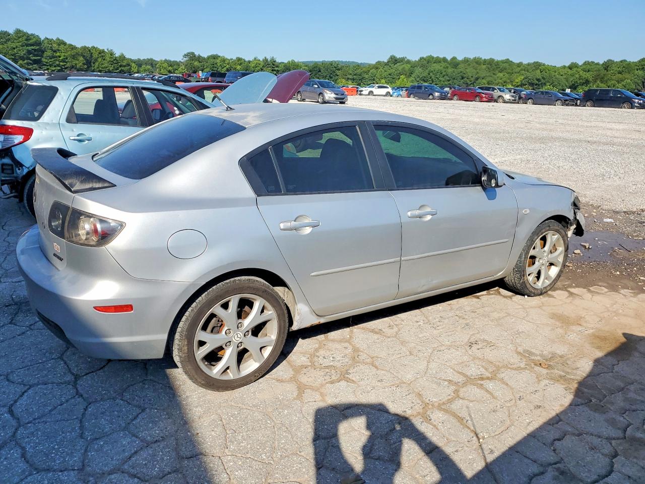 2009 Mazda 3 I Silver vin: JM1BK32F291243094