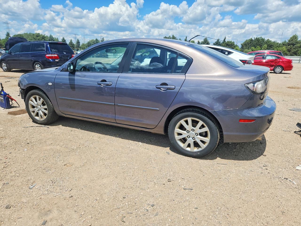 2008 Mazda 3 I Gray vin: JM1BK32F381864245
