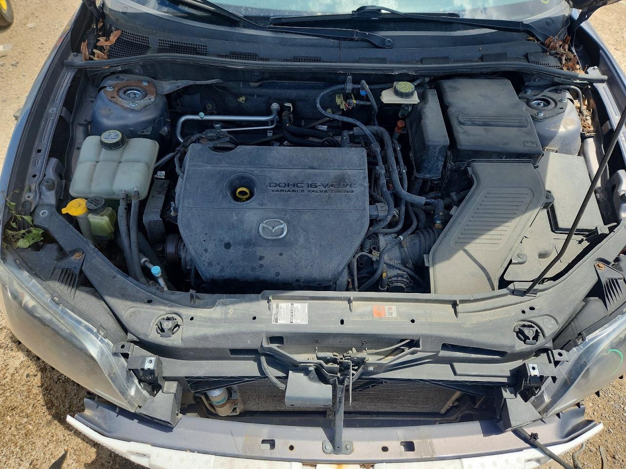 2008 Mazda 3 I Gray vin: JM1BK32F381864245