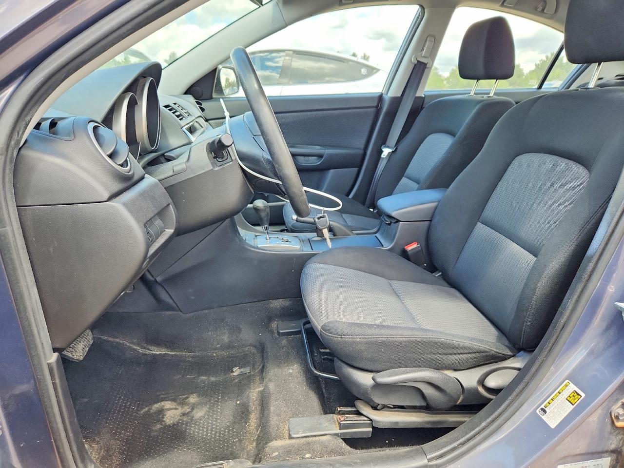 2008 Mazda 3 I Gray vin: JM1BK32F381864245