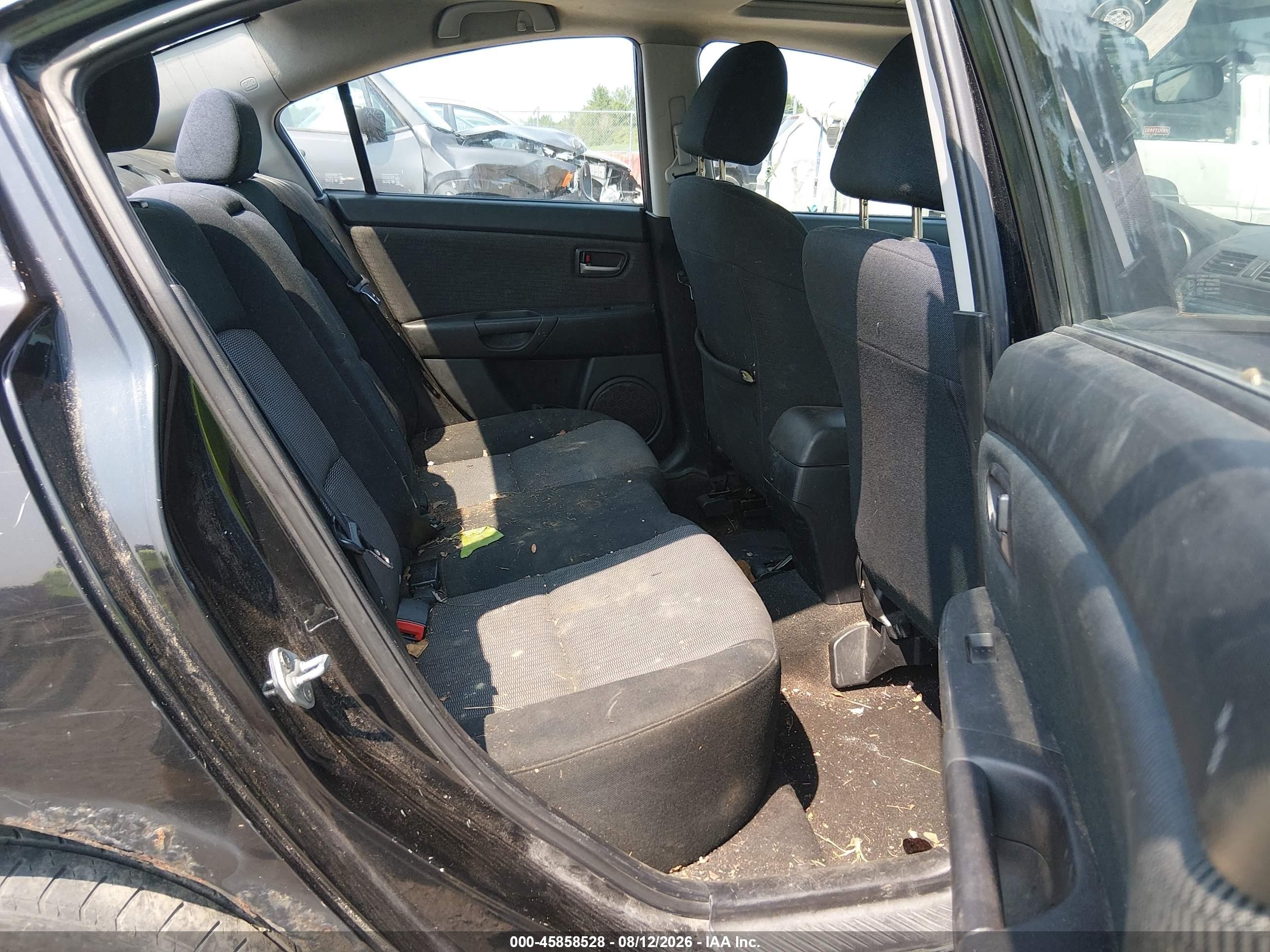 2008 Mazda Mazda3 I Черный vin: JM1BK32F381876430