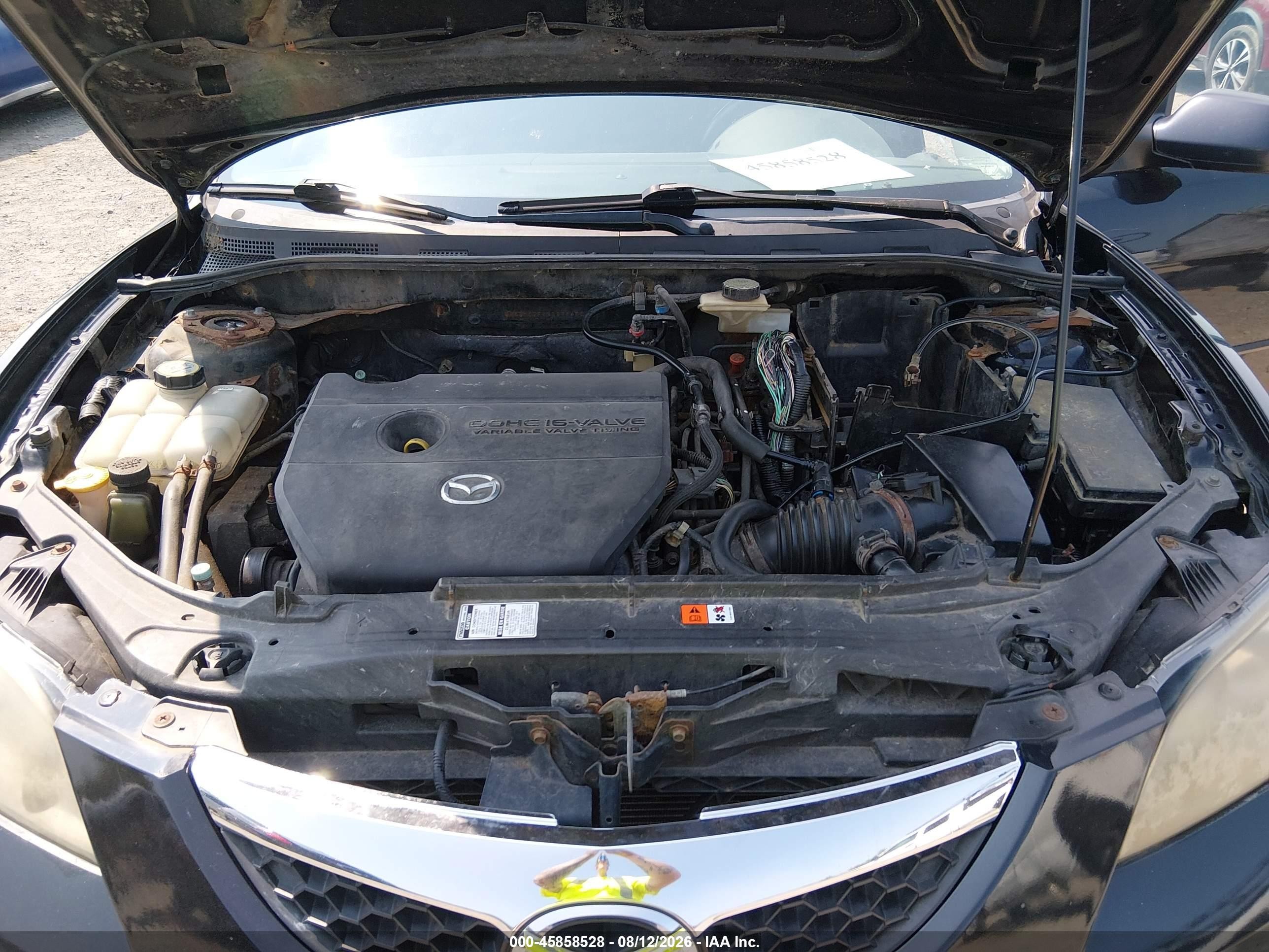 2008 Mazda Mazda3 I Черный vin: JM1BK32F381876430