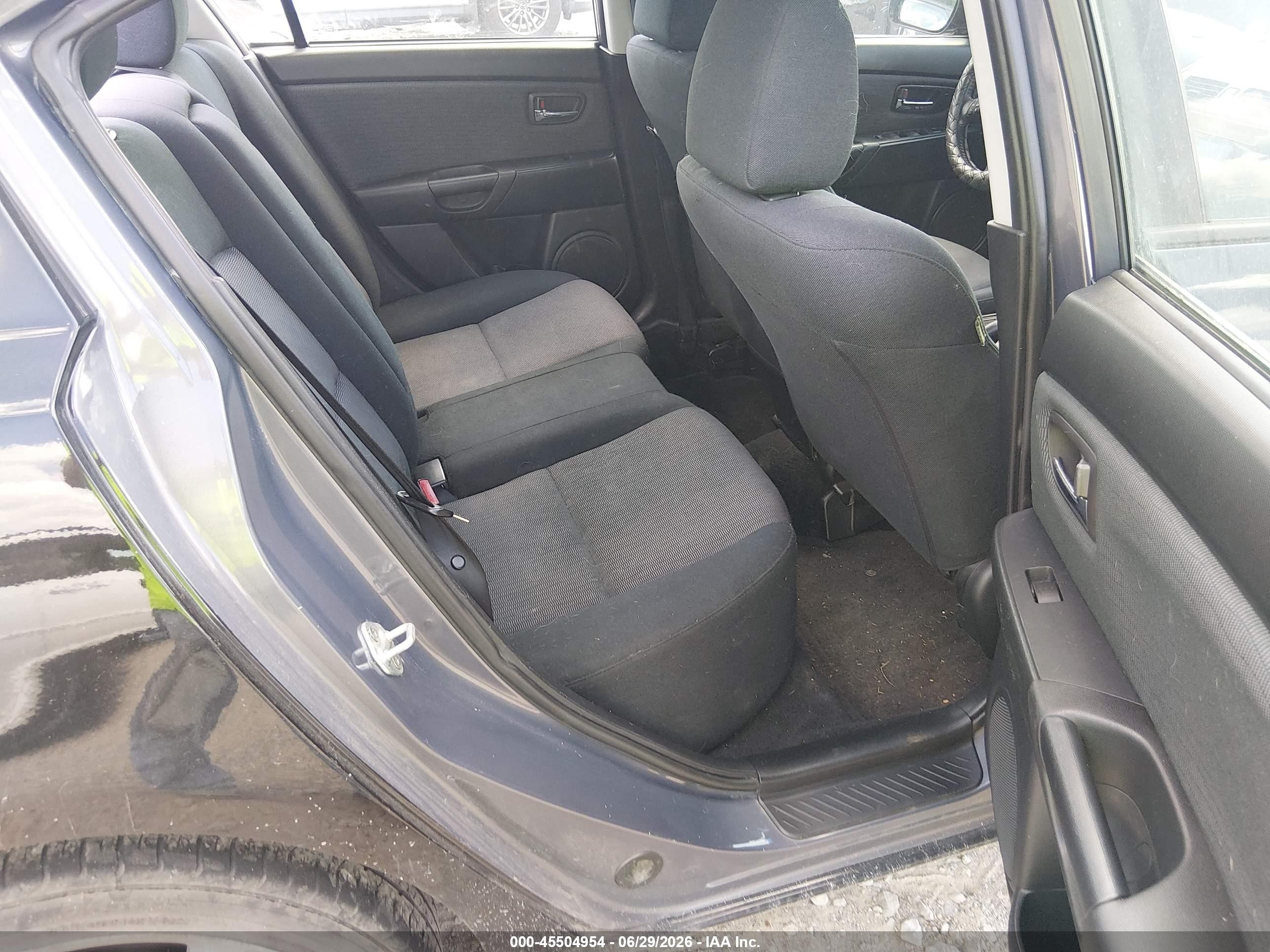 2009 Mazda Mazda3 I Black vin: JM1BK32F391215837