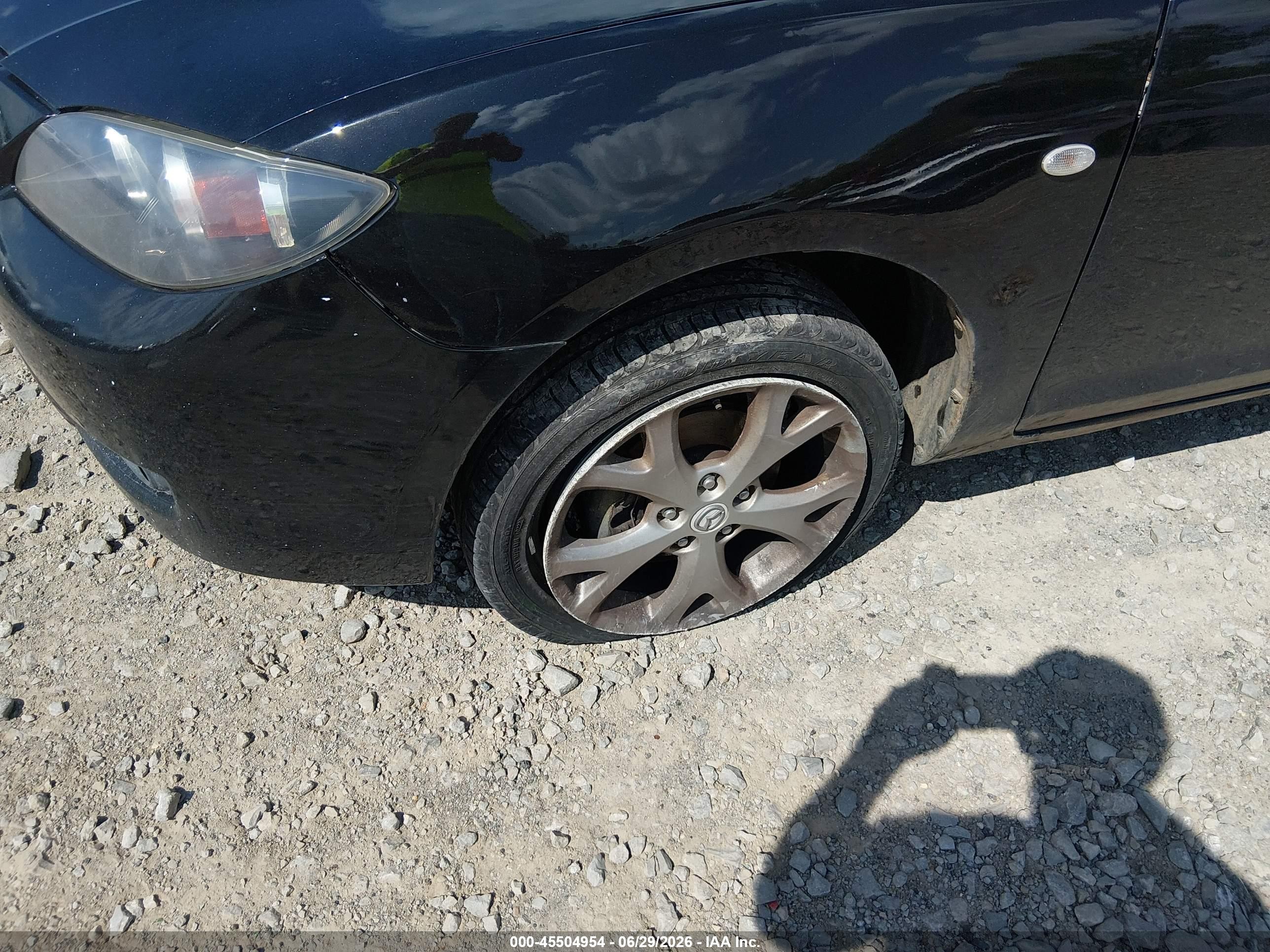 2009 Mazda Mazda3 I Black vin: JM1BK32F391215837