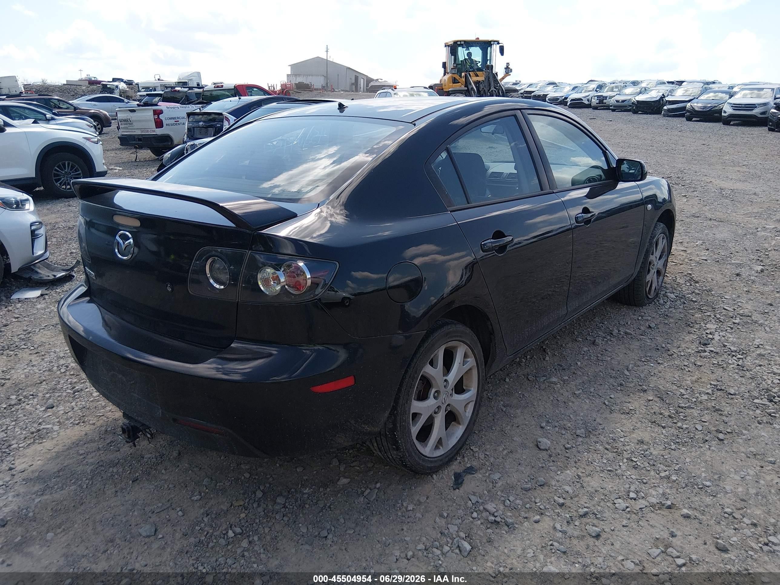 2009 Mazda Mazda3 I Black vin: JM1BK32F391215837