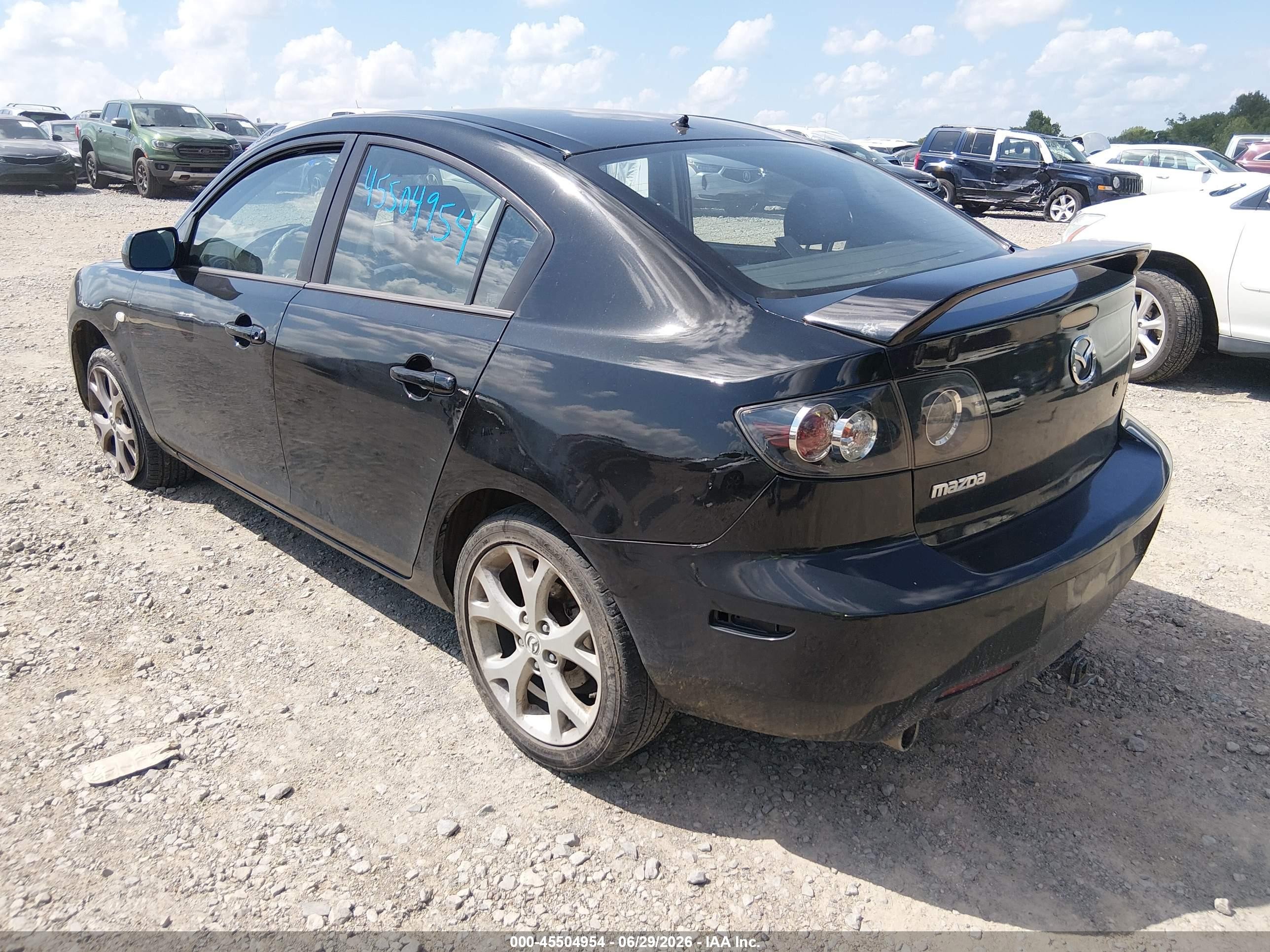 2009 Mazda Mazda3 I Black vin: JM1BK32F391215837