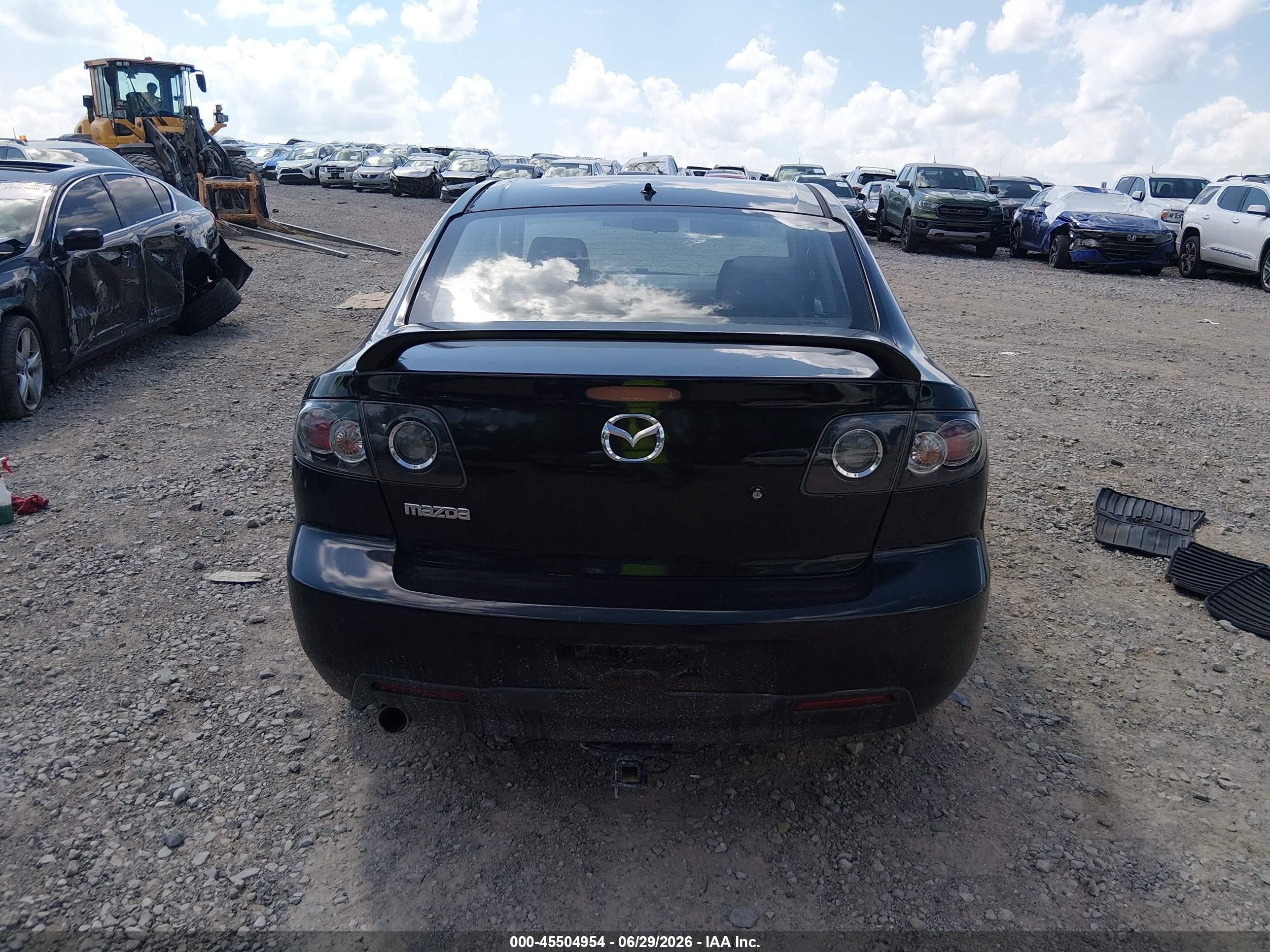 2009 Mazda Mazda3 I Black vin: JM1BK32F391215837