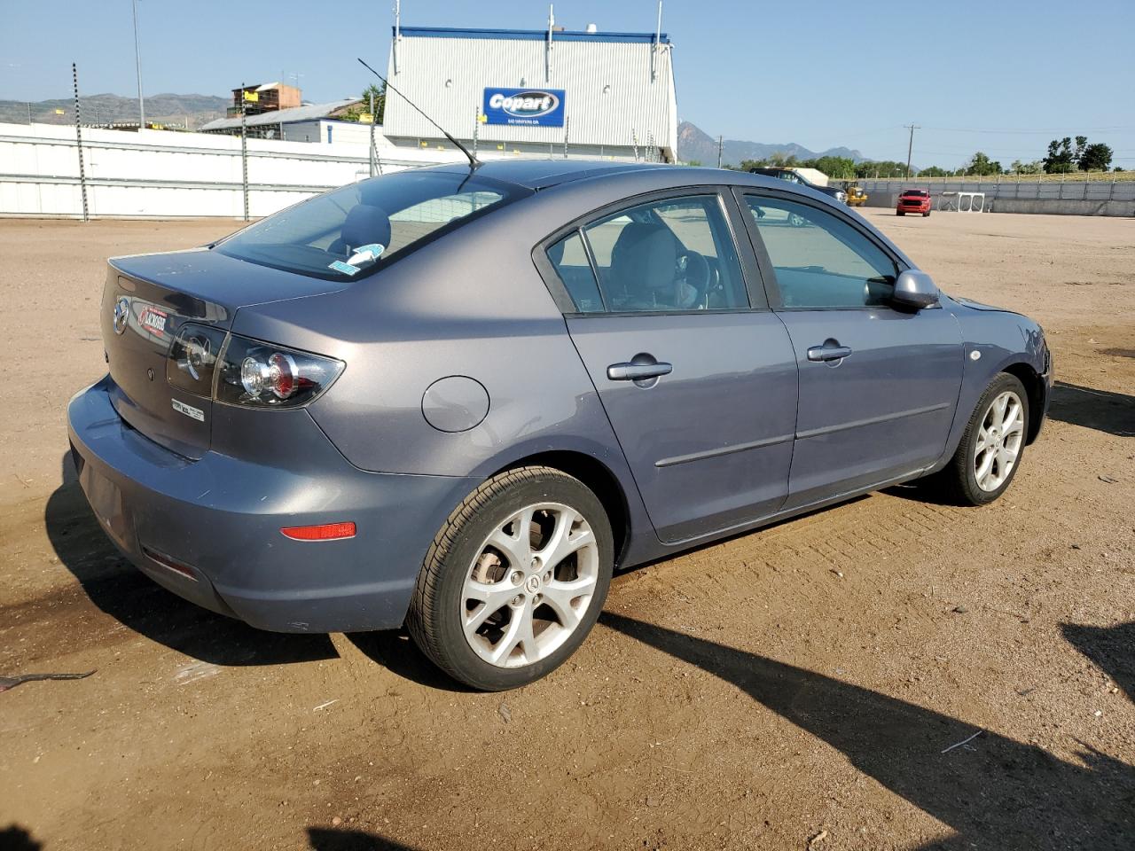 2009 Mazda 3 I Gray vin: JM1BK32F391249647