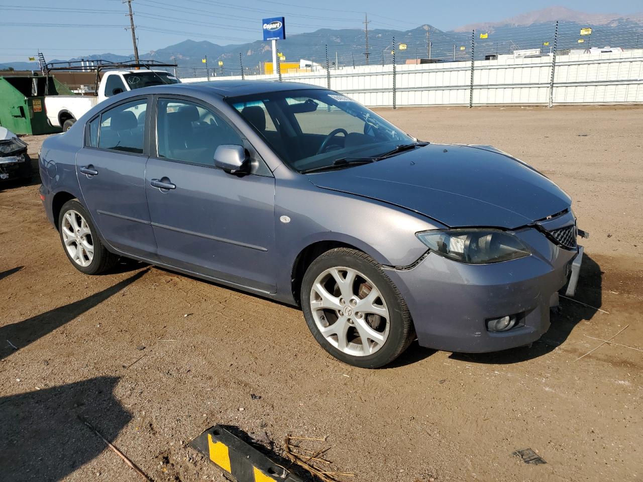 2009 Mazda 3 I Gray vin: JM1BK32F391249647