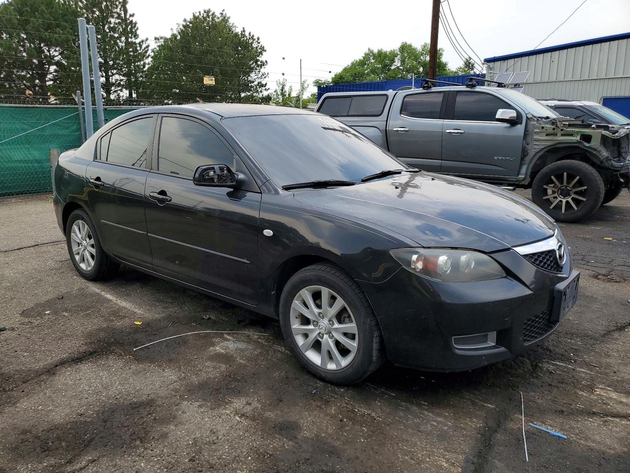2007 Mazda 3 I Black vin: JM1BK32F471652372