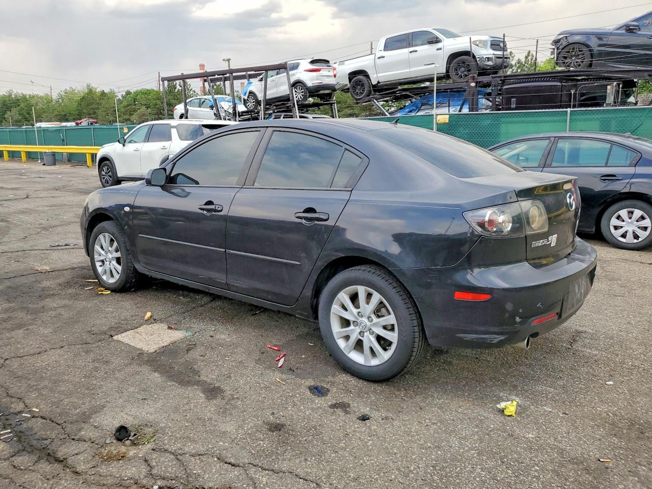 2007 Mazda 3 I Black vin: JM1BK32F471652372