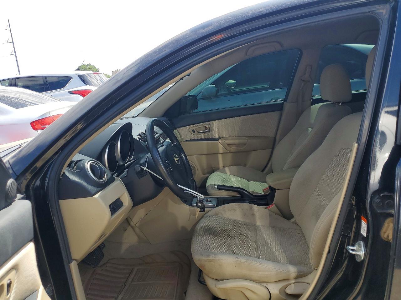 2007 Mazda 3 I Black vin: JM1BK32F471652372