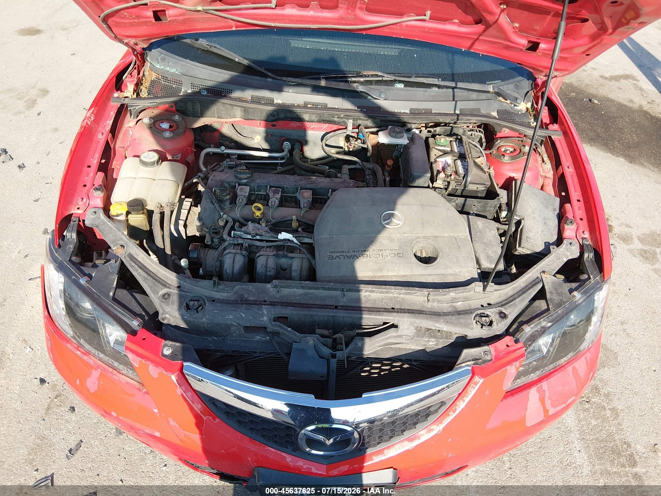 2007 Mazda Mazda3 I Red vin: JM1BK32F471656227