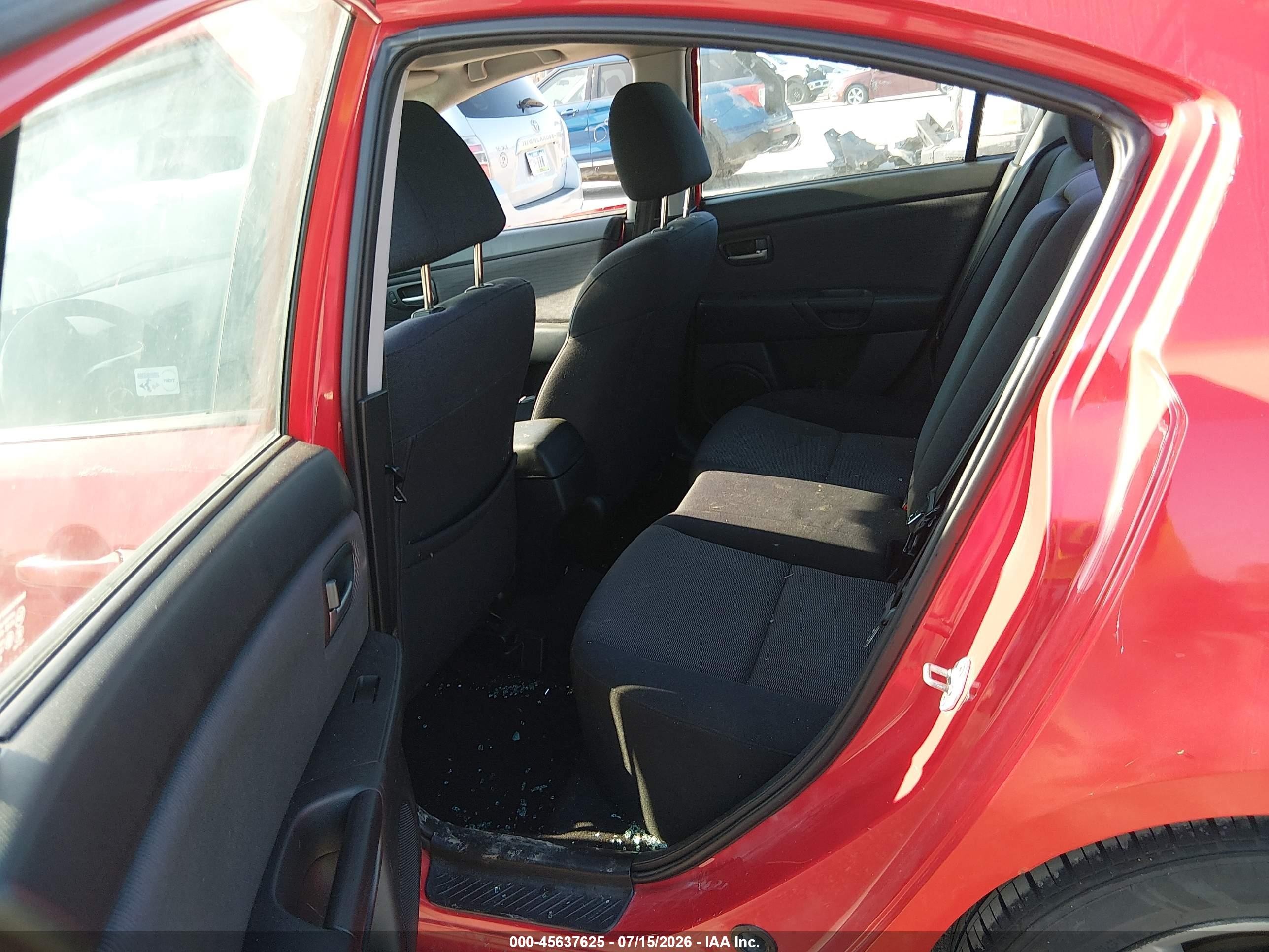 2007 Mazda Mazda3 I Red vin: JM1BK32F471656227