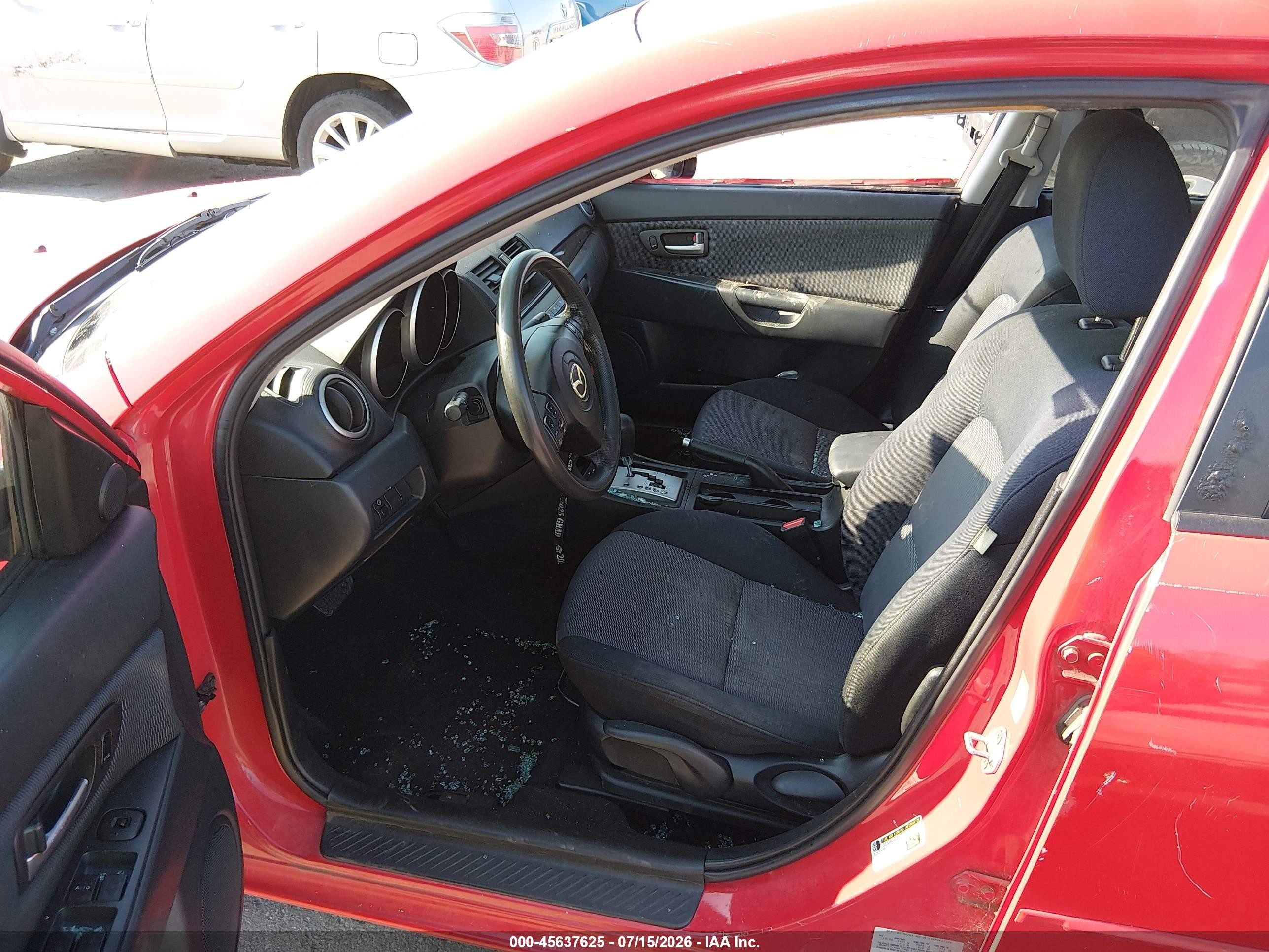2007 Mazda Mazda3 I Red vin: JM1BK32F471656227