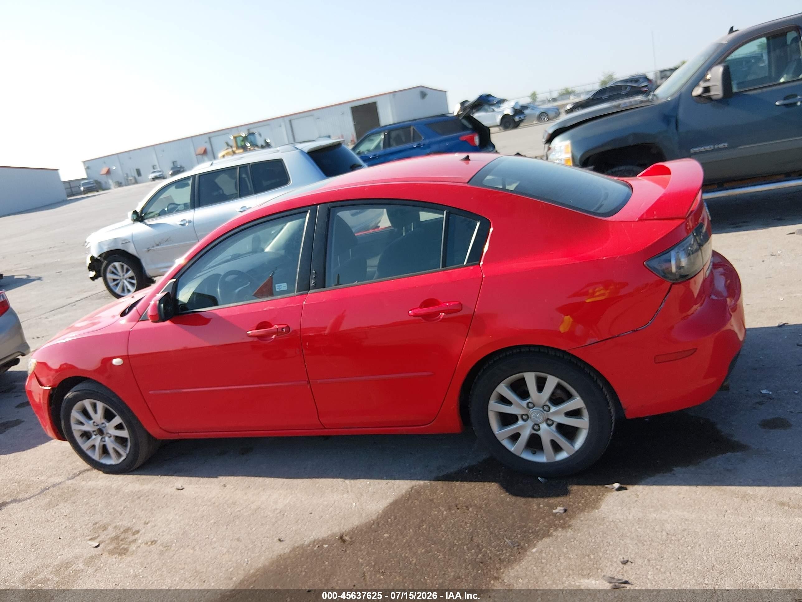 2007 Mazda Mazda3 I Red vin: JM1BK32F471656227