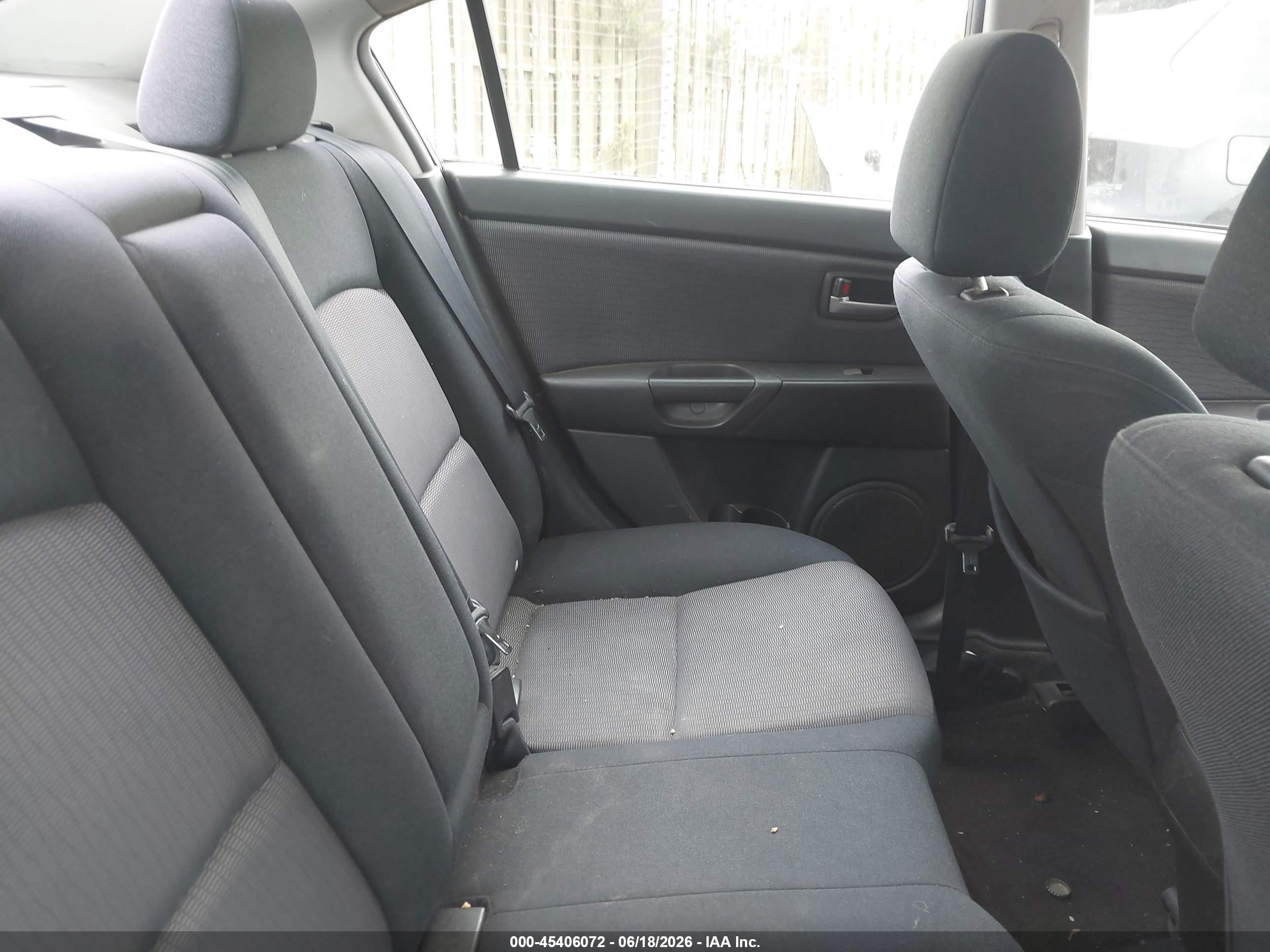 2007 Mazda Mazda3 I Gray vin: JM1BK32F471685968