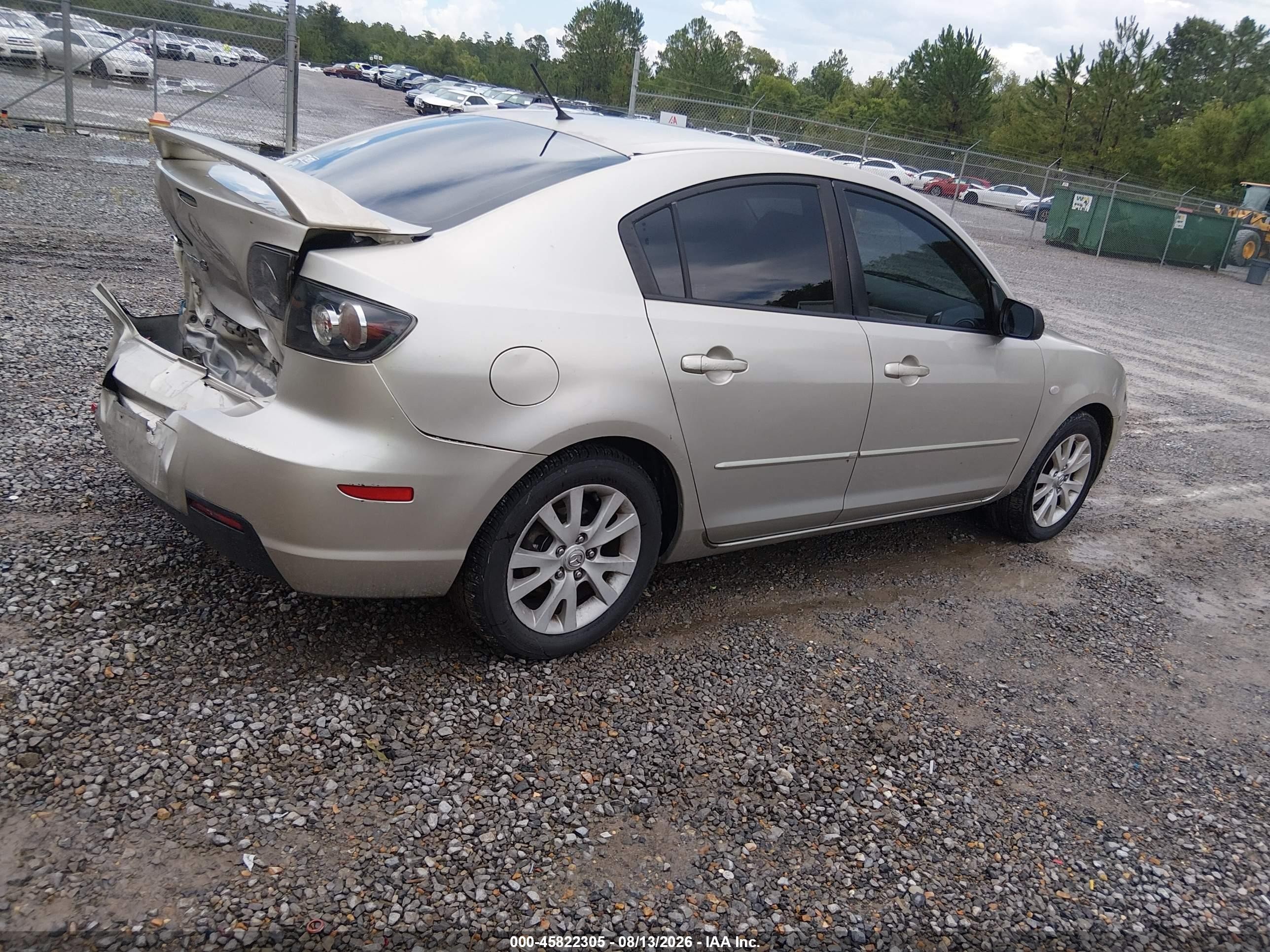 2007 Mazda Mazda3 I Tan vin: JM1BK32F471735056