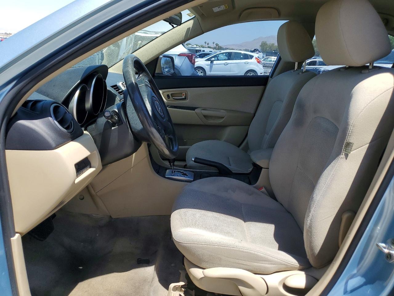 2007 Mazda 3 I Blue vin: JM1BK32F471770535