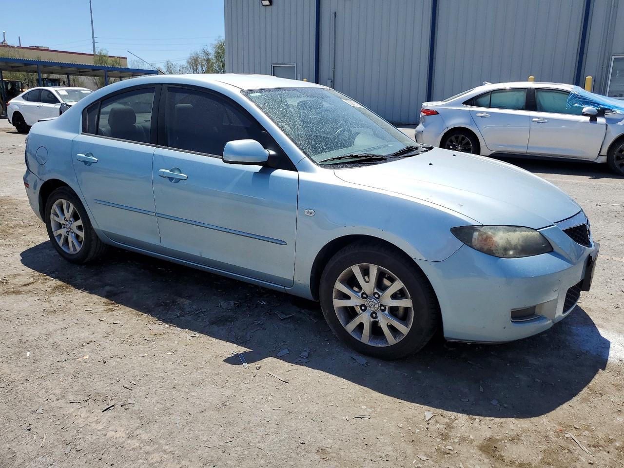 2007 Mazda 3 I Blue vin: JM1BK32F471770535