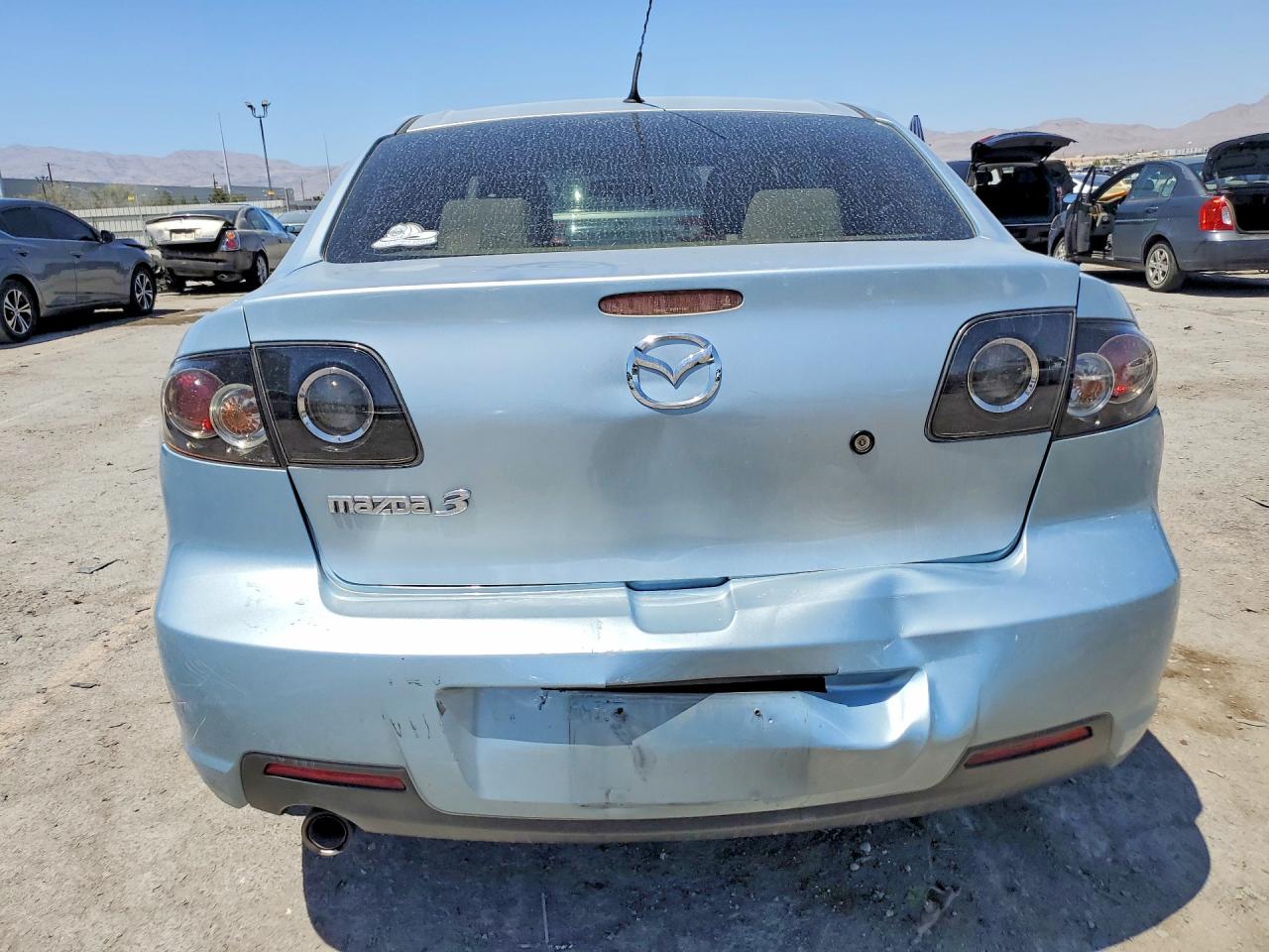 2007 Mazda 3 I Blue vin: JM1BK32F471770535