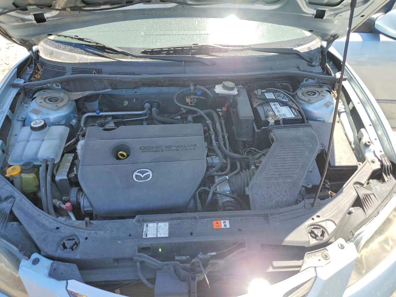 2007 Mazda 3 I Blue vin: JM1BK32F471770535
