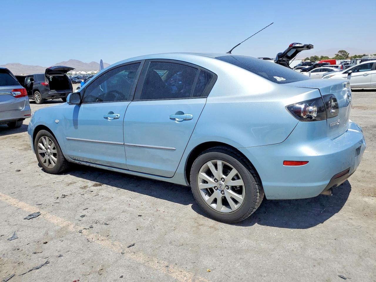 2007 Mazda 3 I Blue vin: JM1BK32F471770535