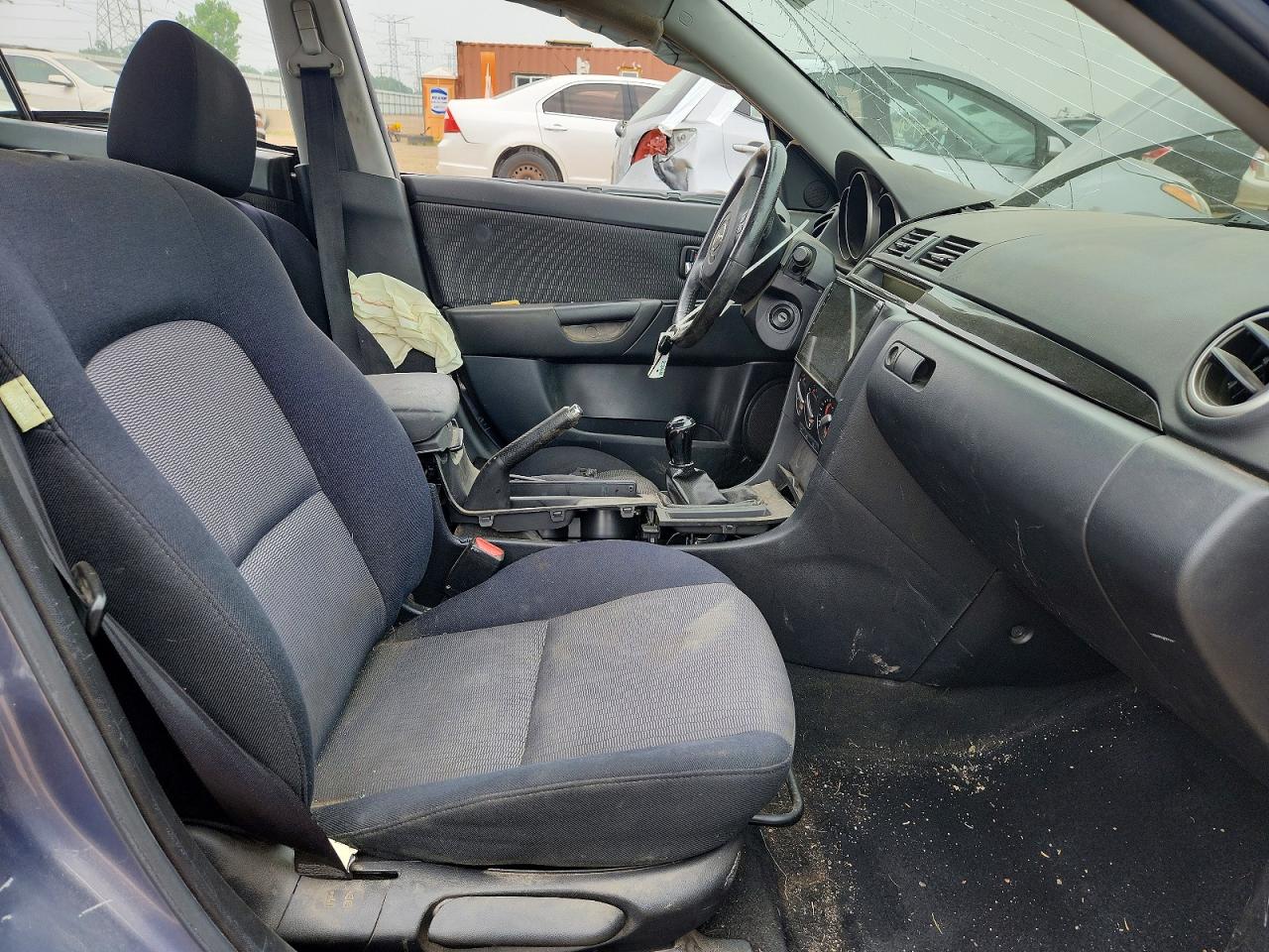 2008 Mazda 3 I Gray vin: JM1BK32F481128334