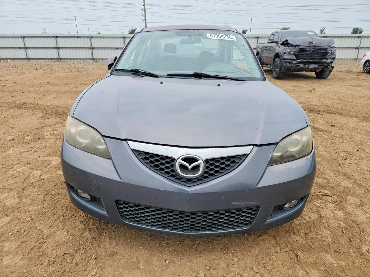 2008 Mazda 3 I Gray vin: JM1BK32F481128334