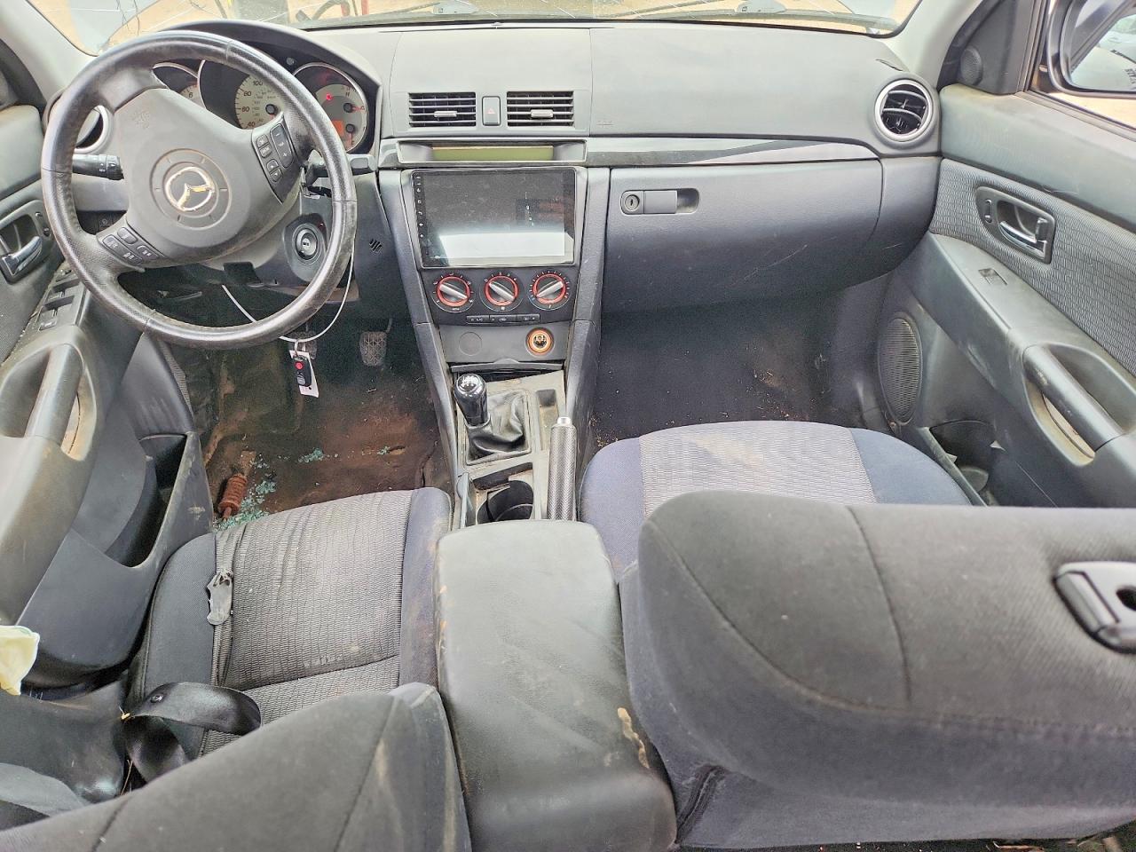 2008 Mazda 3 I Gray vin: JM1BK32F481128334