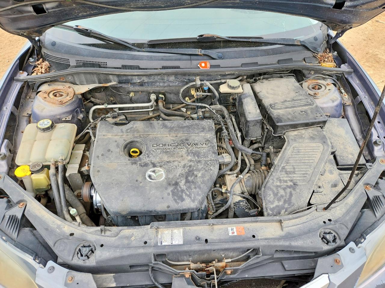 2008 Mazda 3 I Gray vin: JM1BK32F481128334