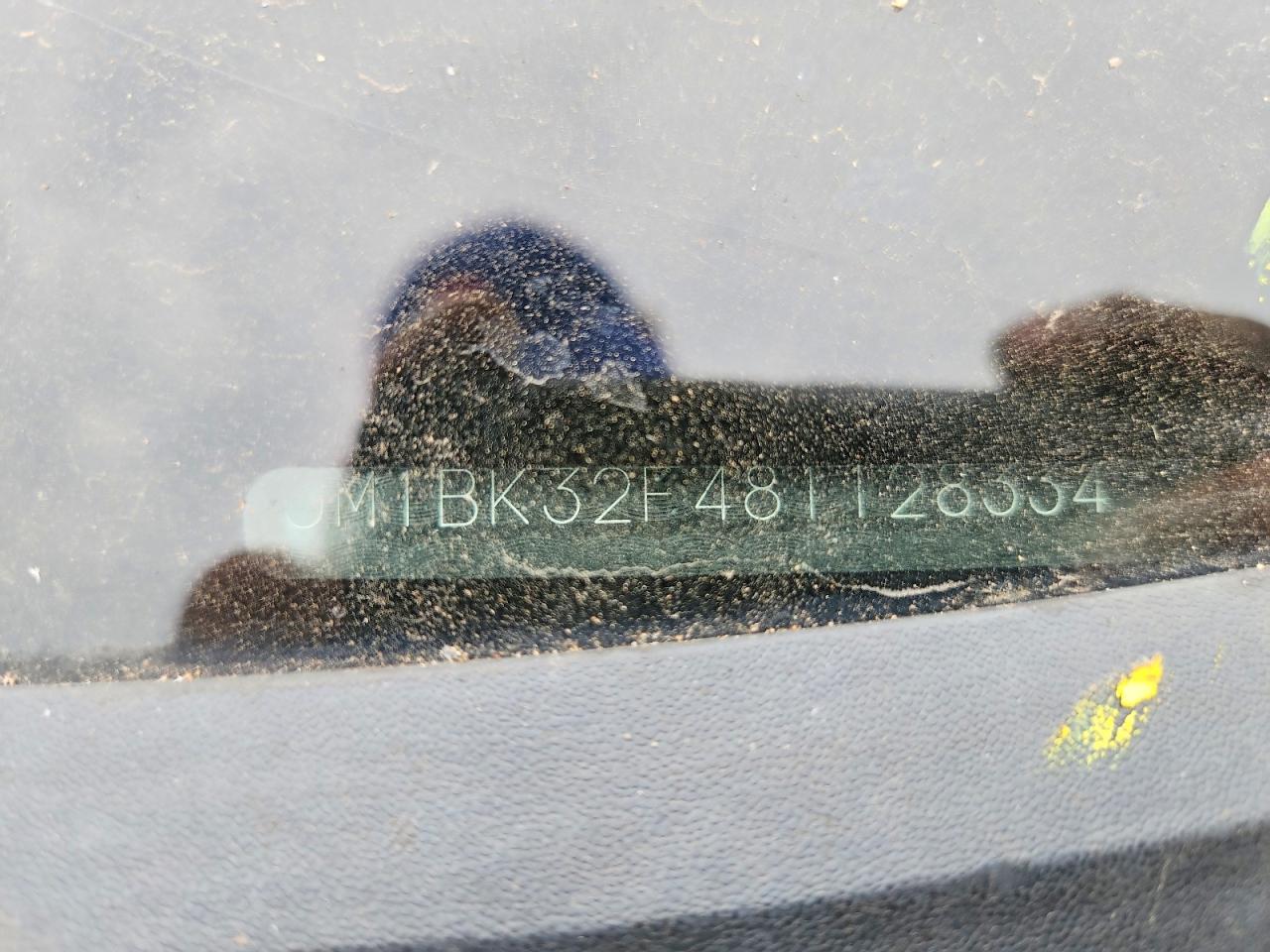2008 Mazda 3 I Gray vin: JM1BK32F481128334
